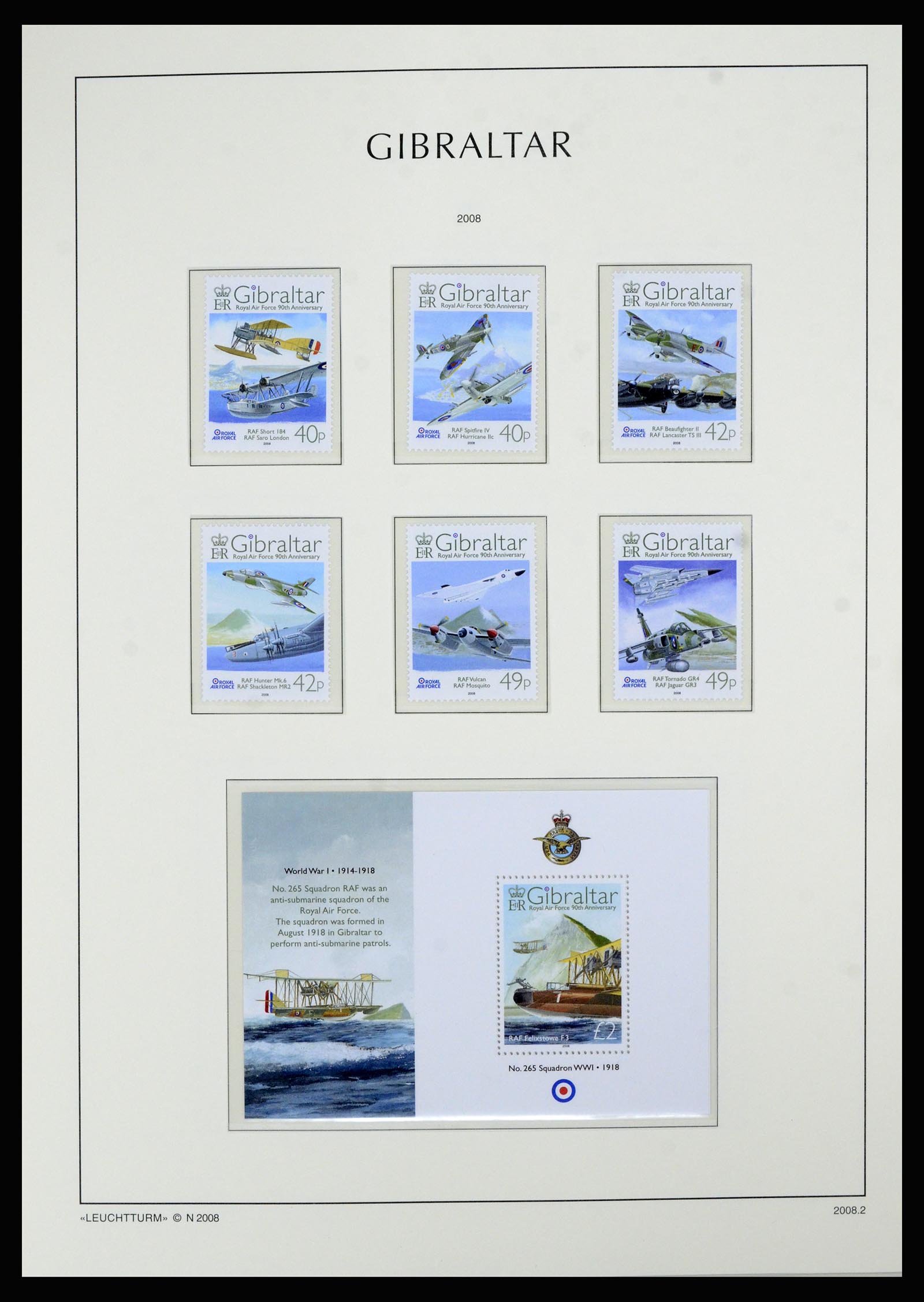 36700 162 - Postzegelverzameling 36700 Gibraltar 1857(!!)-2013.