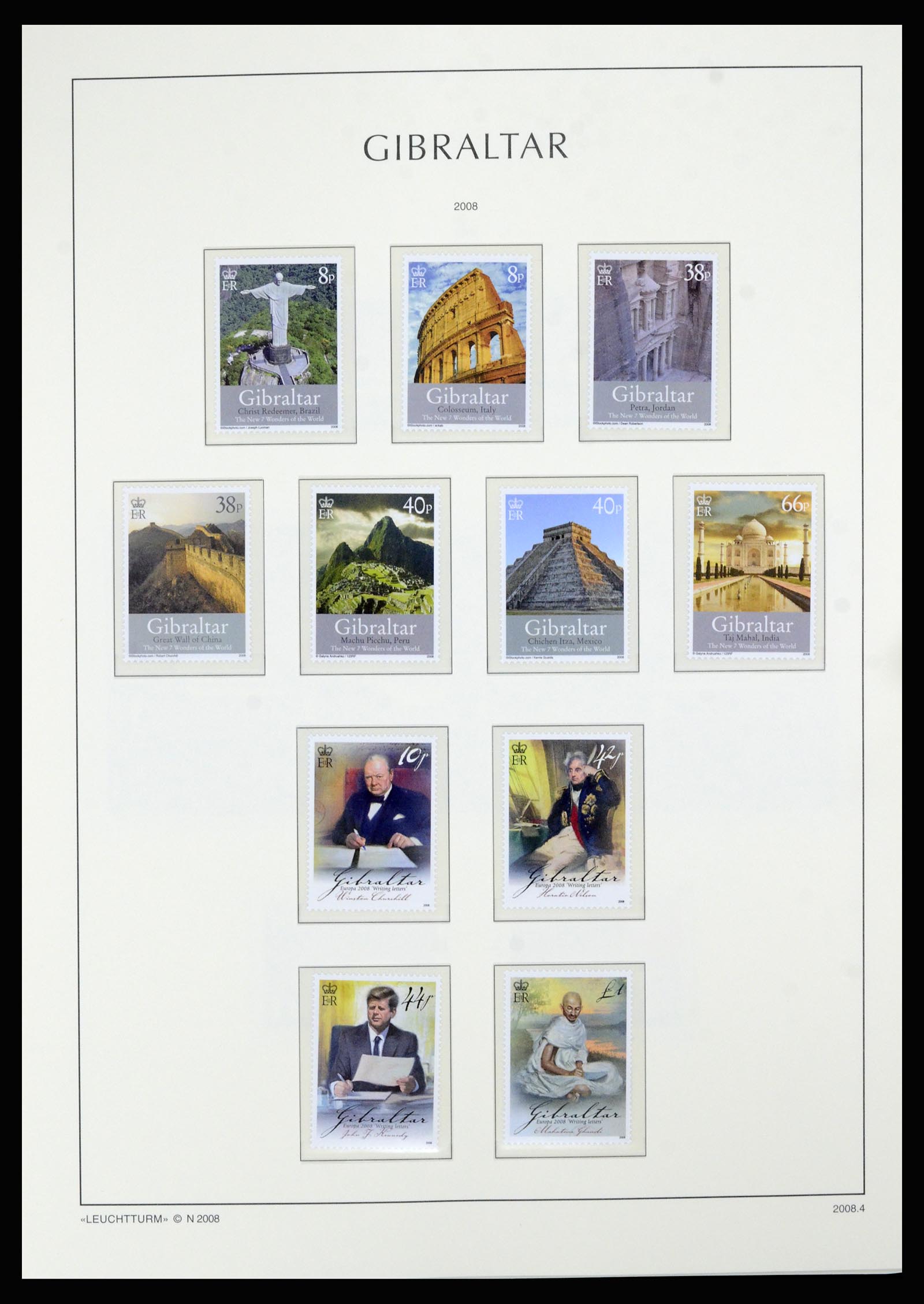 36700 164 - Postzegelverzameling 36700 Gibraltar 1857(!!)-2013.
