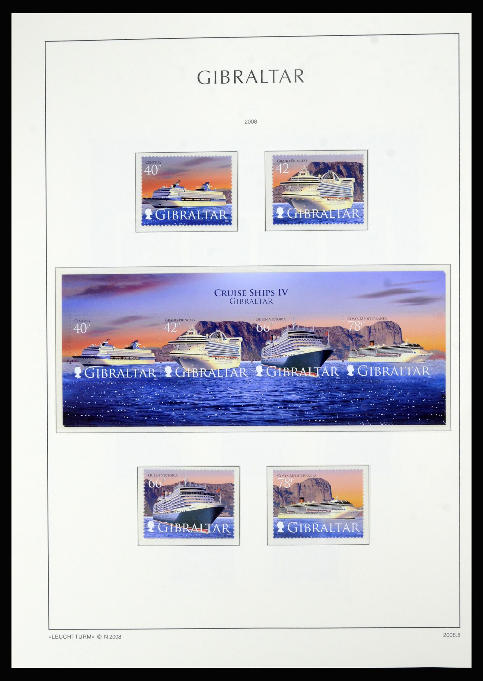 36700 165 - Postzegelverzameling 36700 Gibraltar 1857(!!)-2013.