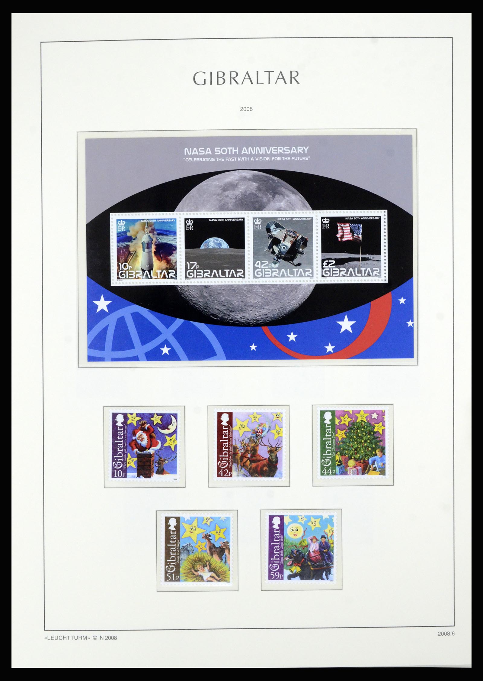 36700 166 - Postzegelverzameling 36700 Gibraltar 1857(!!)-2013.