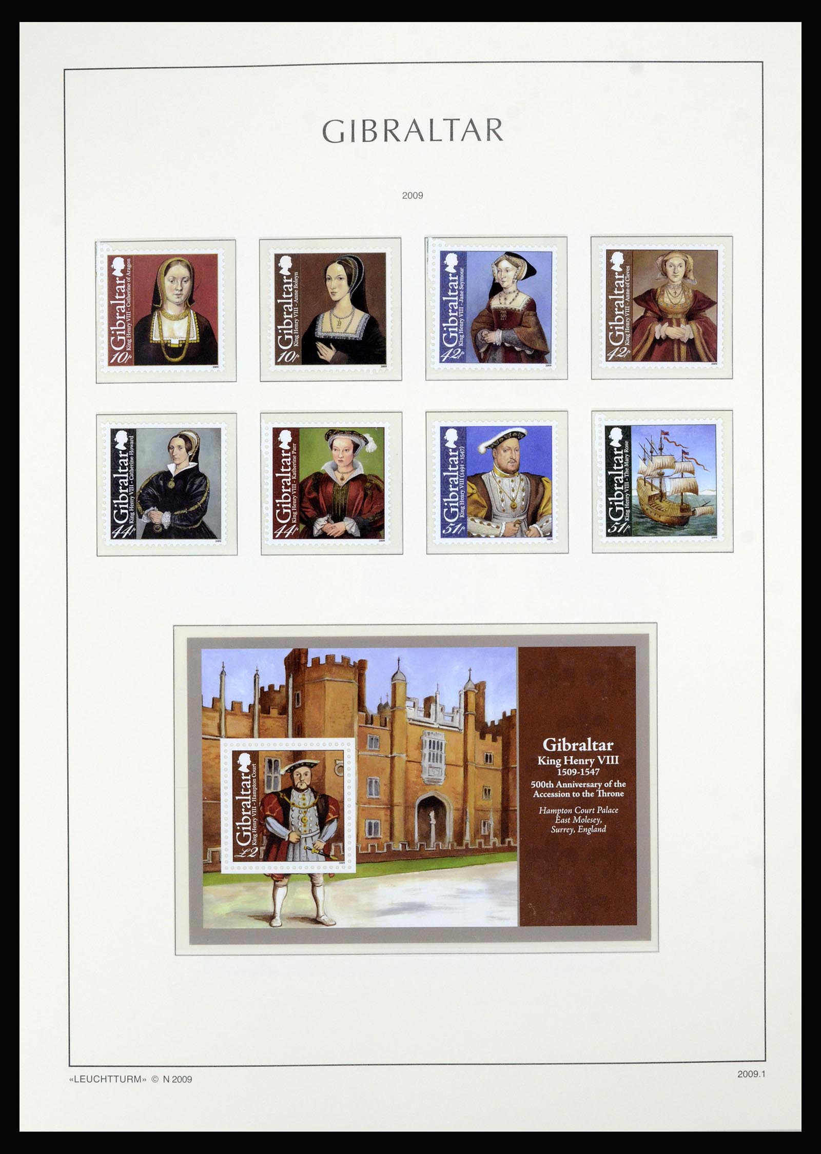 36700 168 - Postzegelverzameling 36700 Gibraltar 1857(!!)-2013.