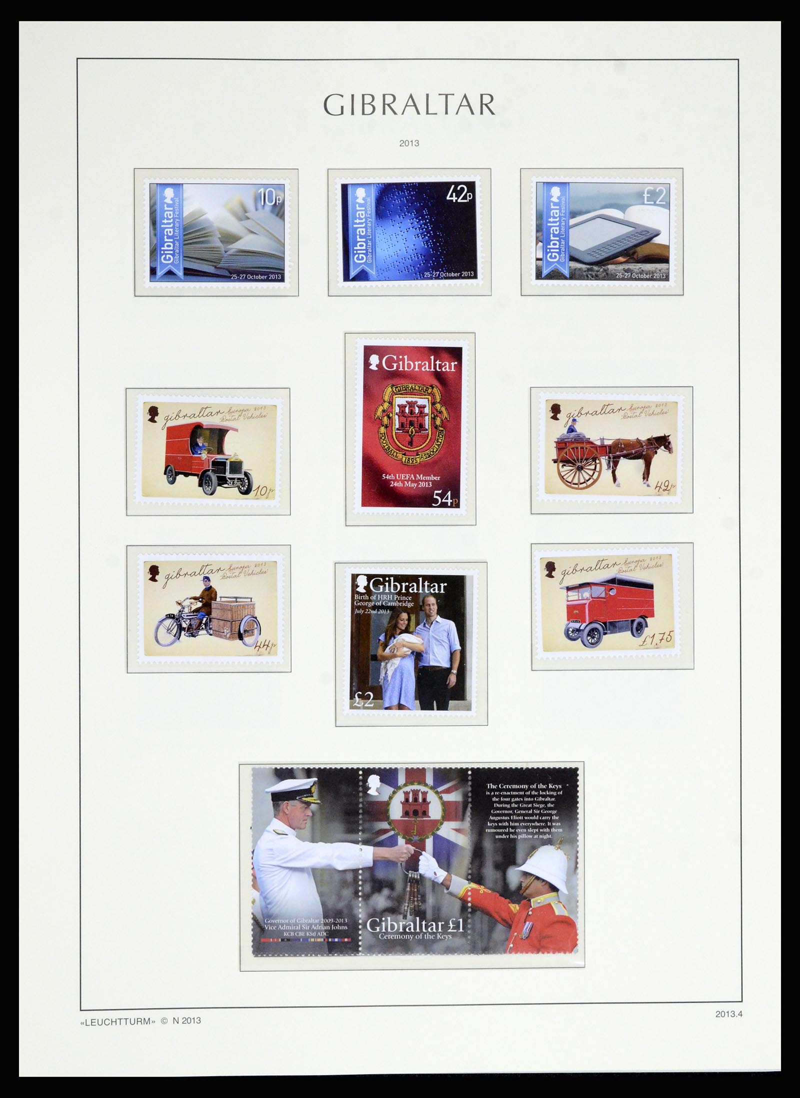 36700 205 - Postzegelverzameling 36700 Gibraltar 1857(!!)-2013.
