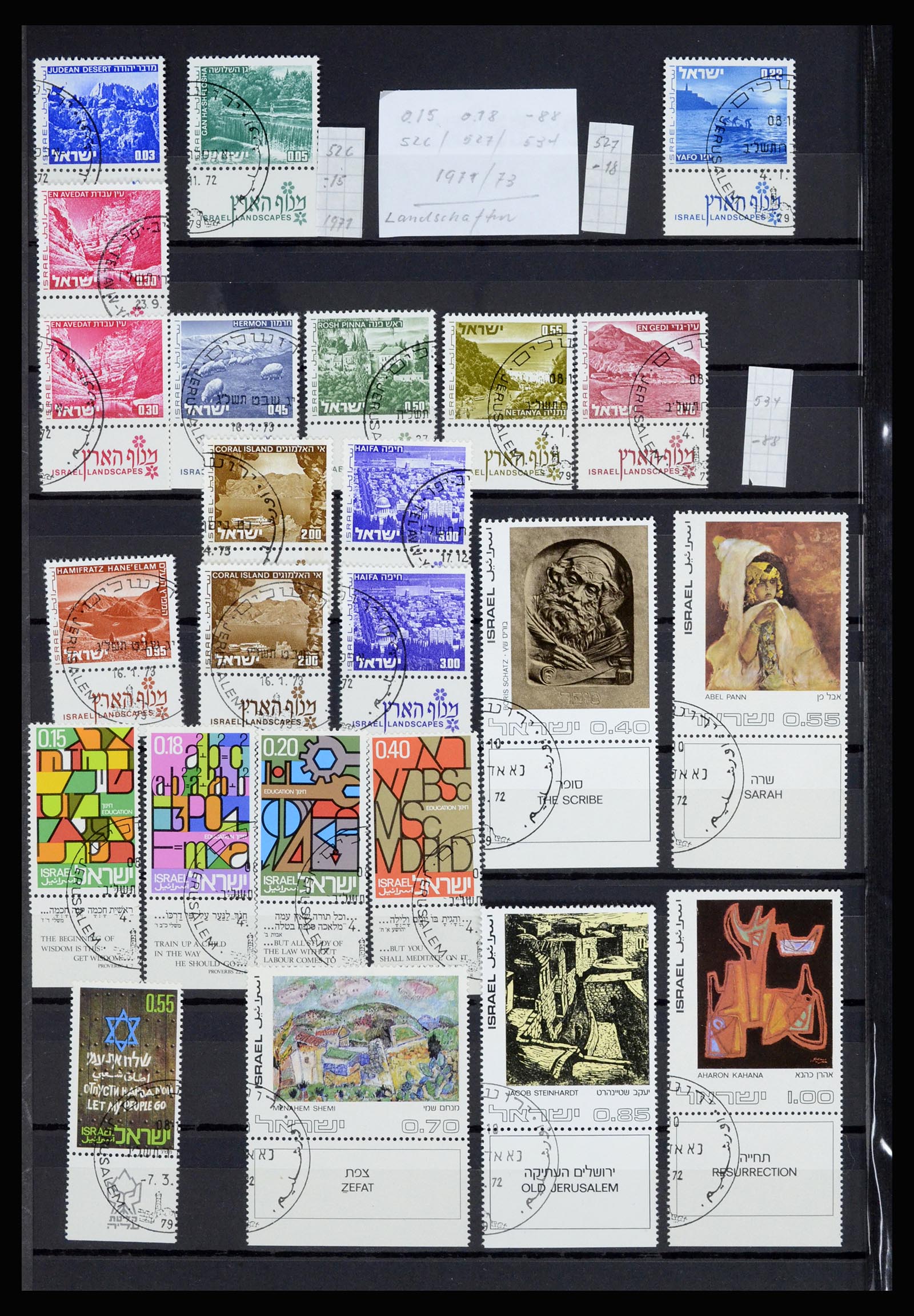 36701 024 - Postzegelverzameling 36701 Israël 1949-2000.