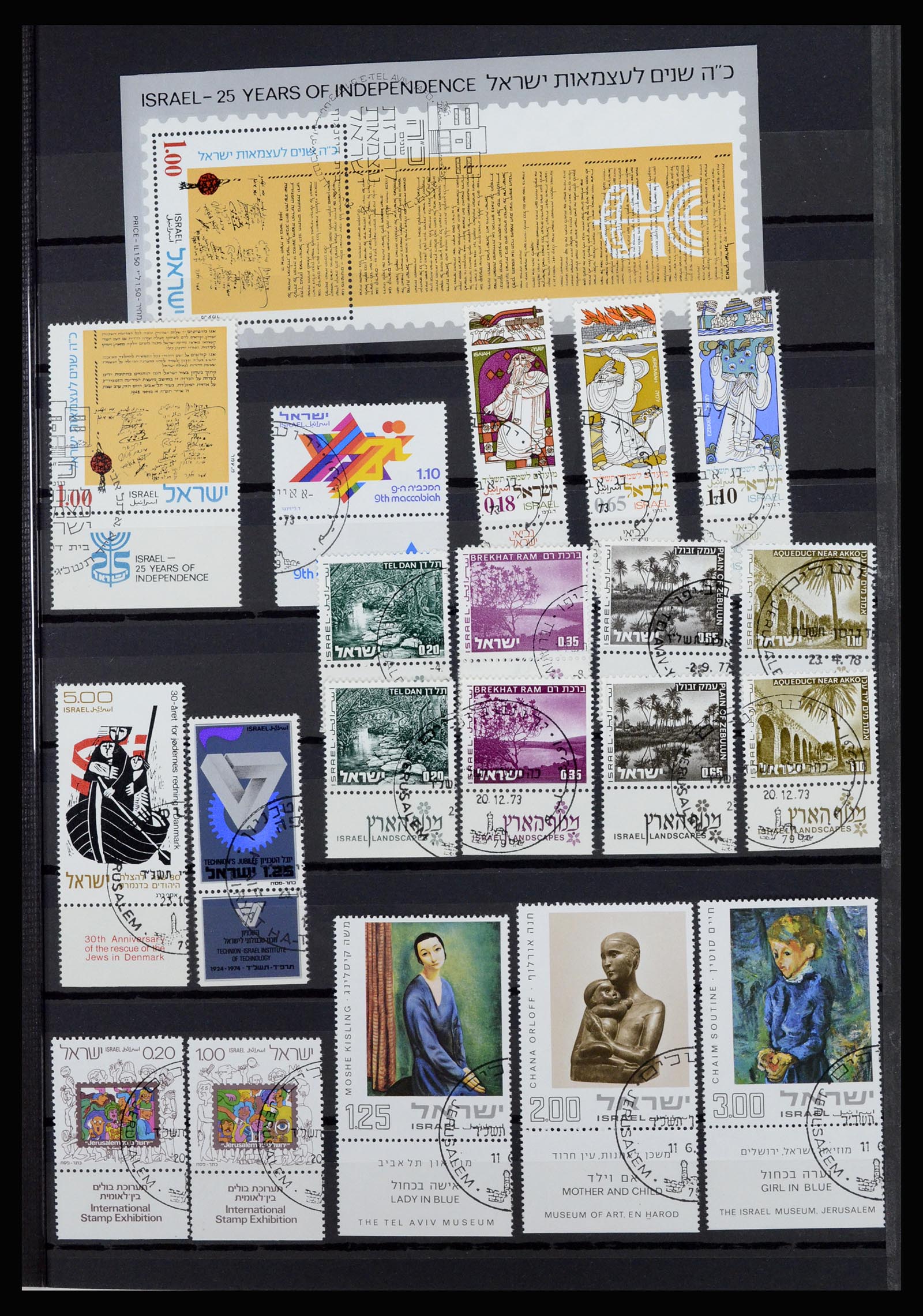 36701 027 - Postzegelverzameling 36701 Israël 1949-2000.