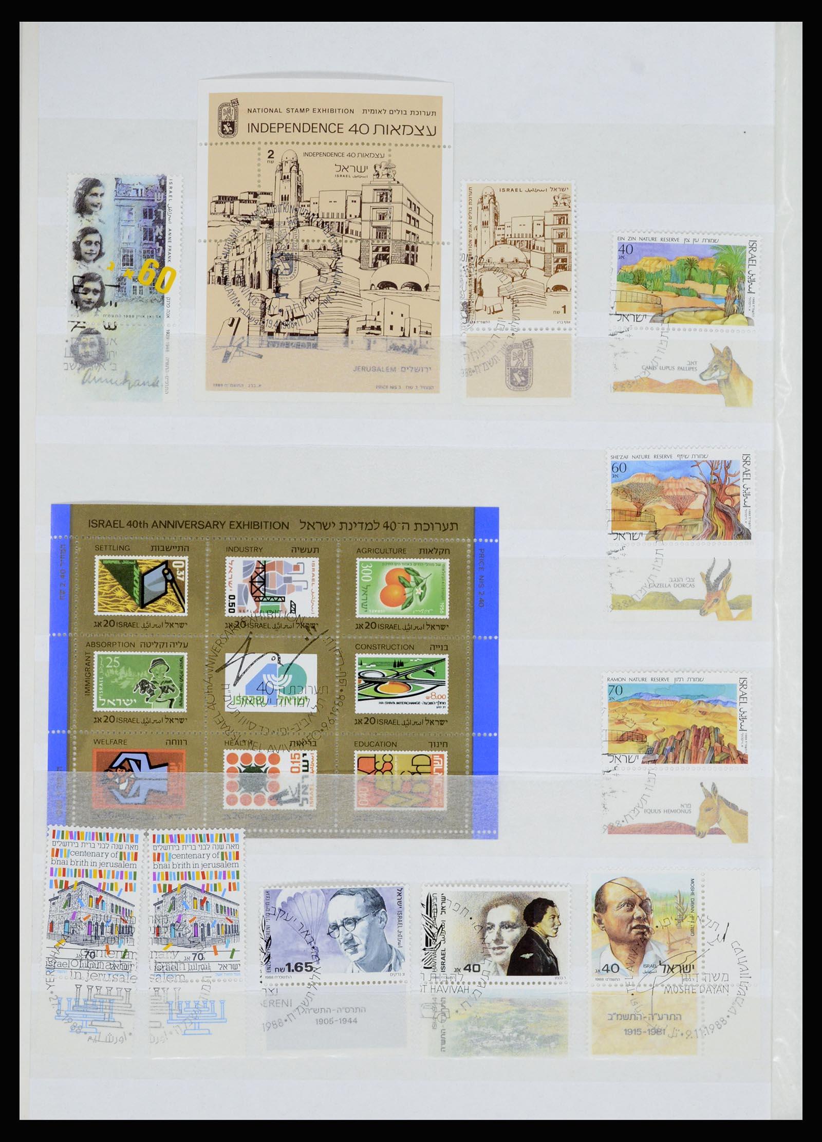 36701 054 - Postzegelverzameling 36701 Israël 1949-2000.