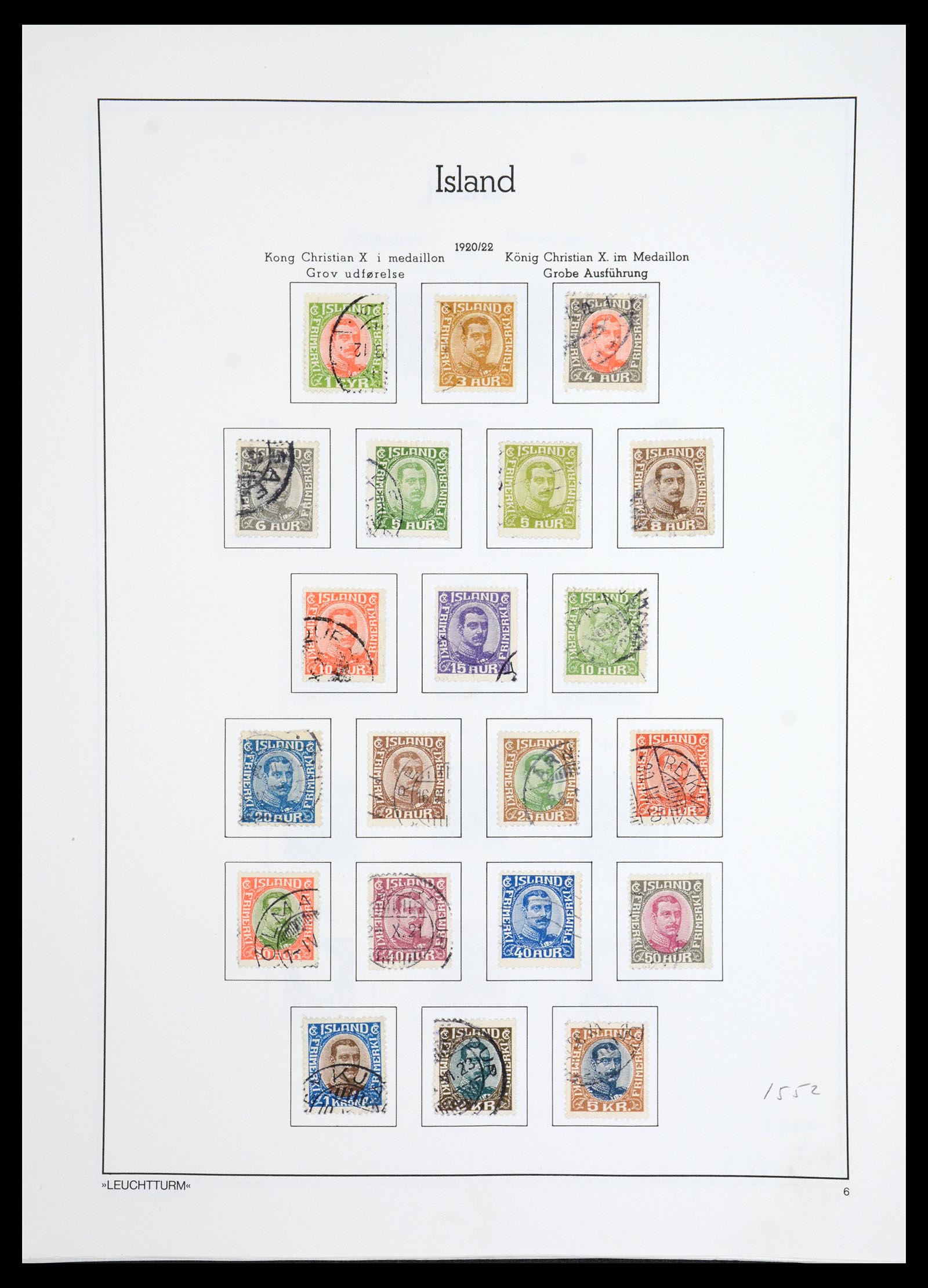 36703 006 - Postzegelverzameling 36703 IJsland 1876-2001.