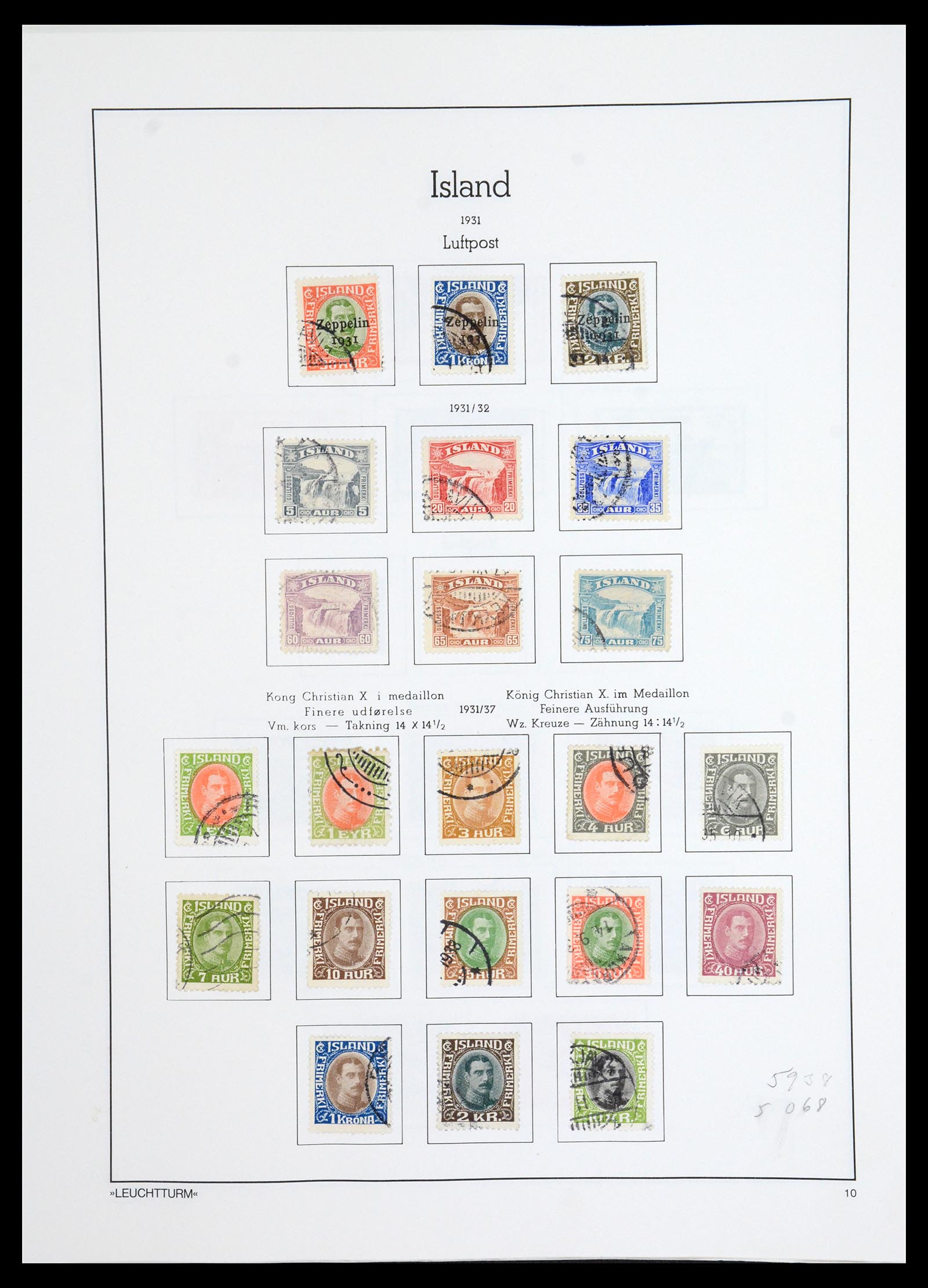 36703 010 - Postzegelverzameling 36703 IJsland 1876-2001.