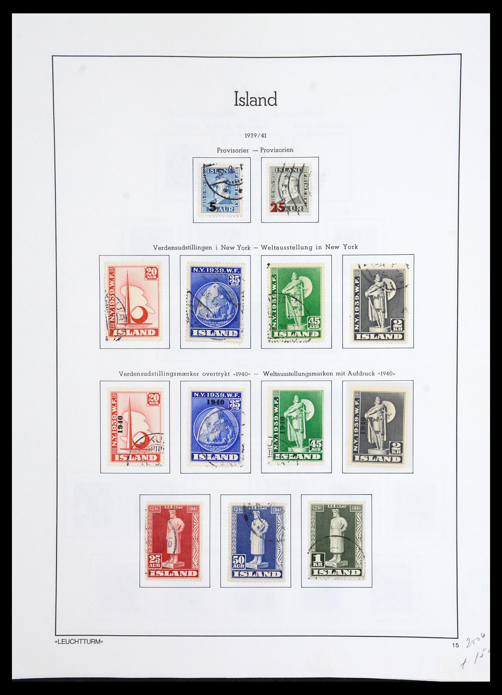 36703 015 - Postzegelverzameling 36703 IJsland 1876-2001.