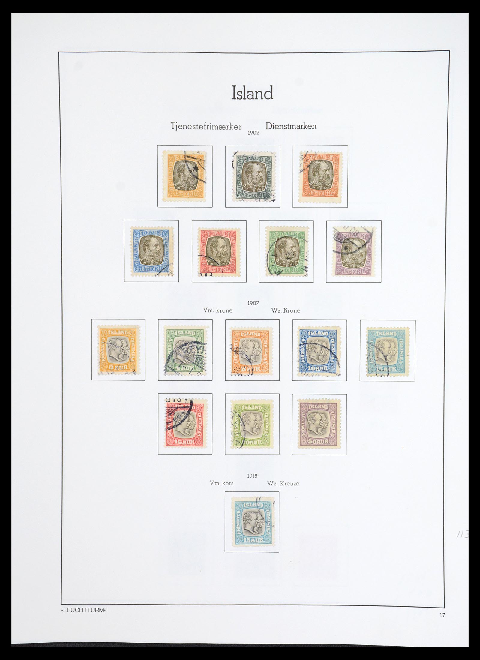 36703 017 - Postzegelverzameling 36703 IJsland 1876-2001.