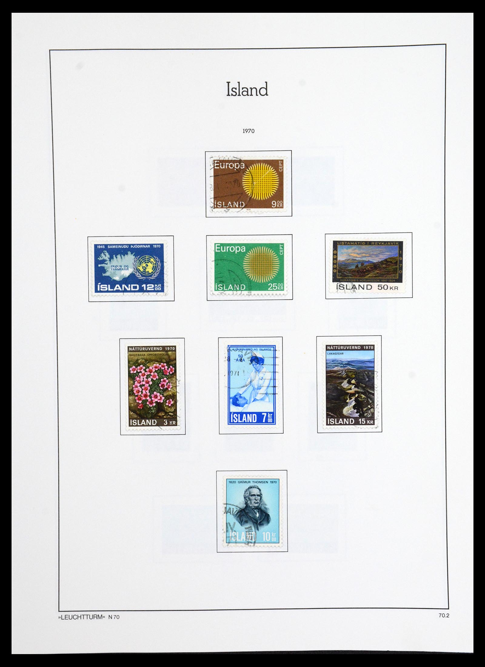 36703 041 - Postzegelverzameling 36703 IJsland 1876-2001.