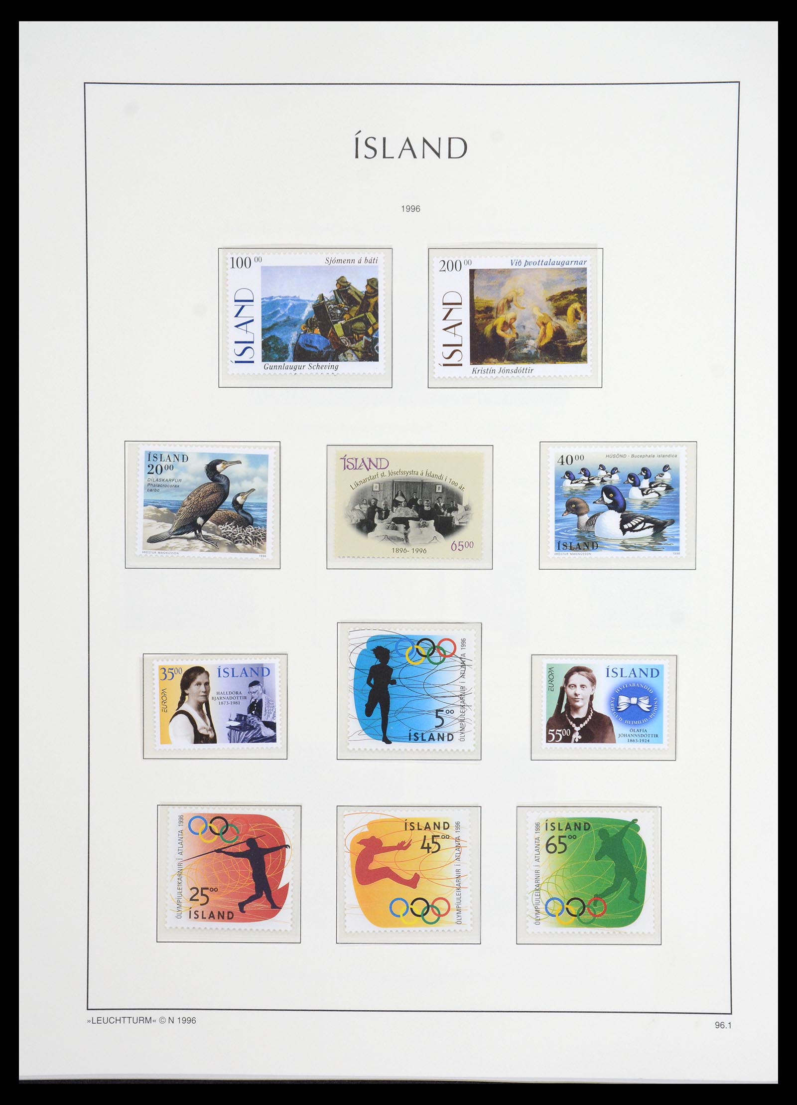 36703 086 - Stamp collection 36703 Iceland 1871-2001.