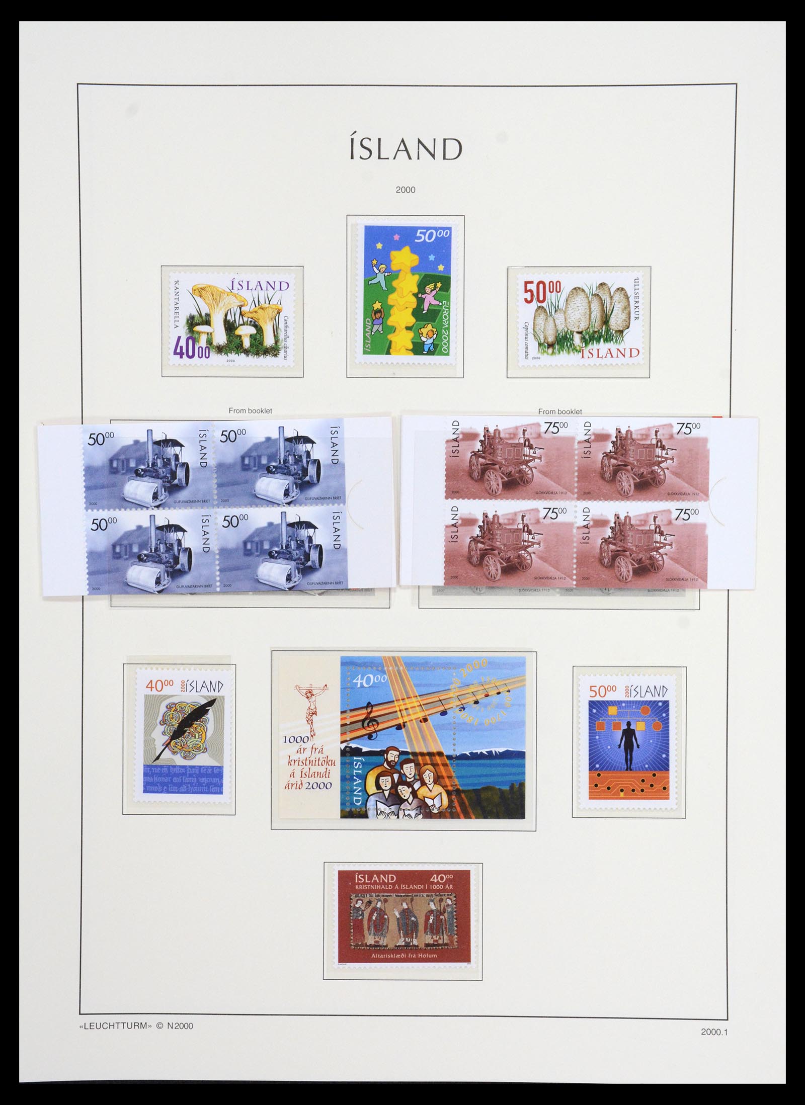 36703 097 - Stamp collection 36703 Iceland 1871-2001.
