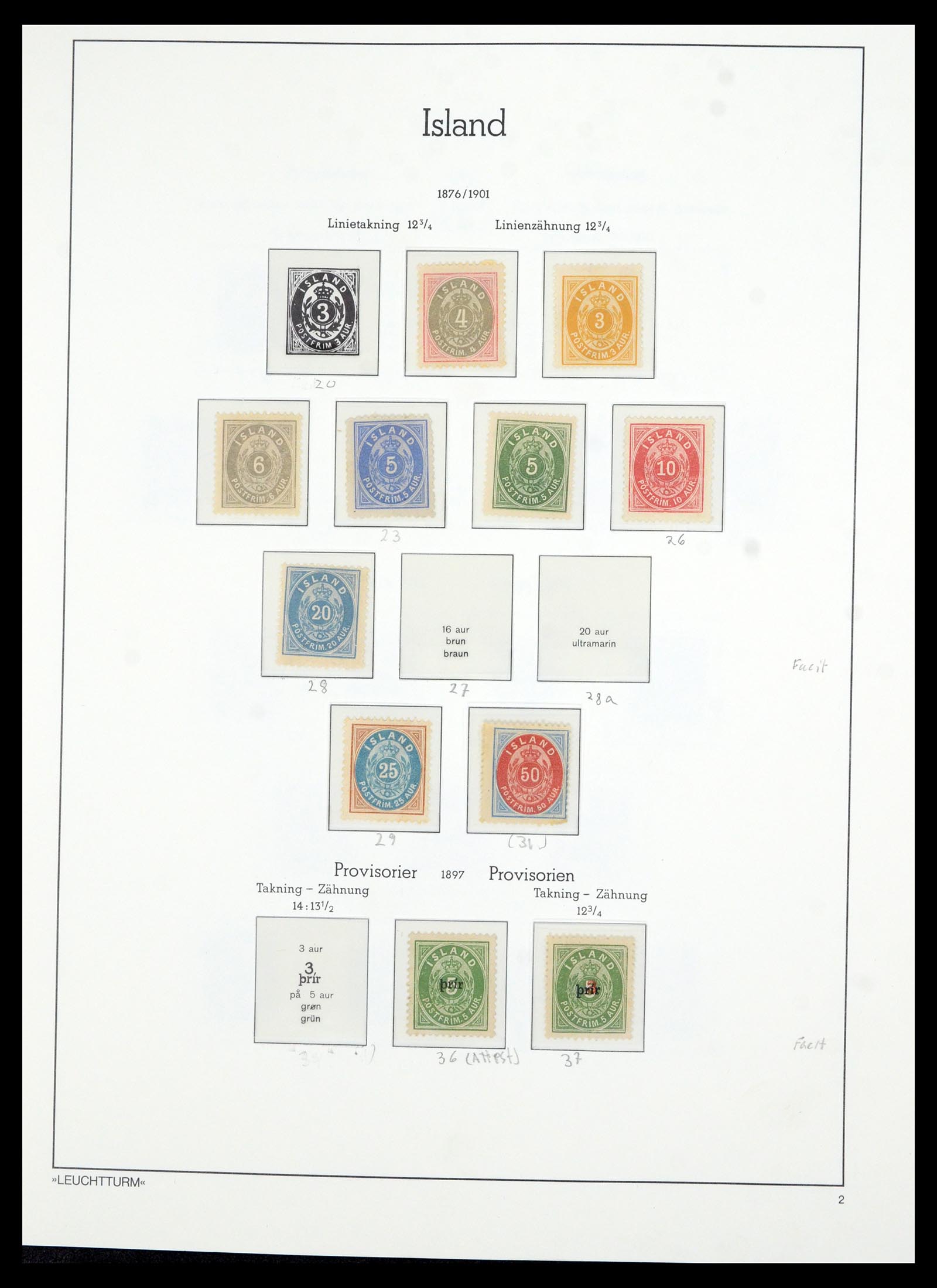 36705 005 - Postzegelverzameling 36705 IJsland 1873-2011.