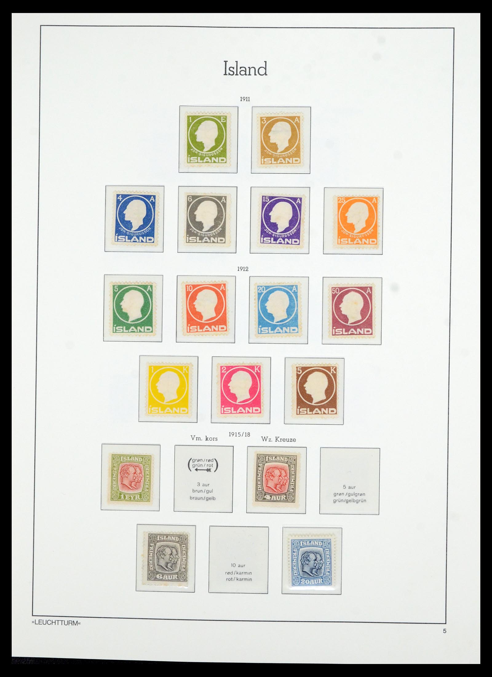 36705 008 - Postzegelverzameling 36705 IJsland 1873-2011.