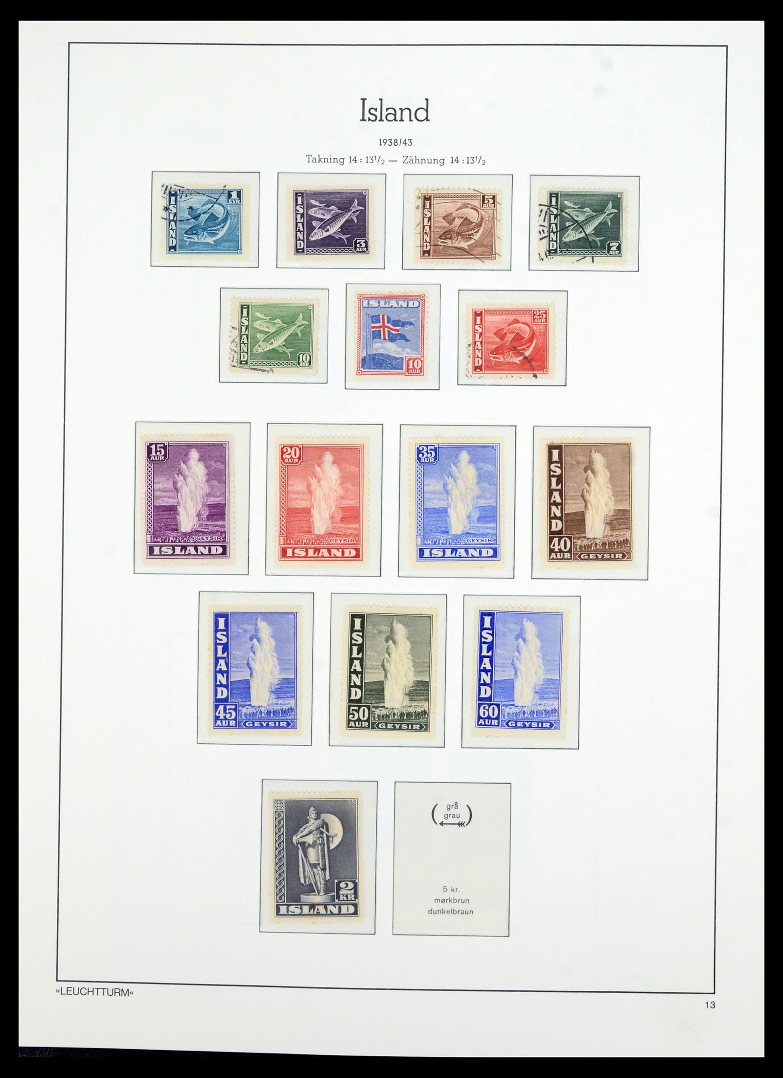 36705 016 - Stamp collection 36705 Iceland 1873-2011.