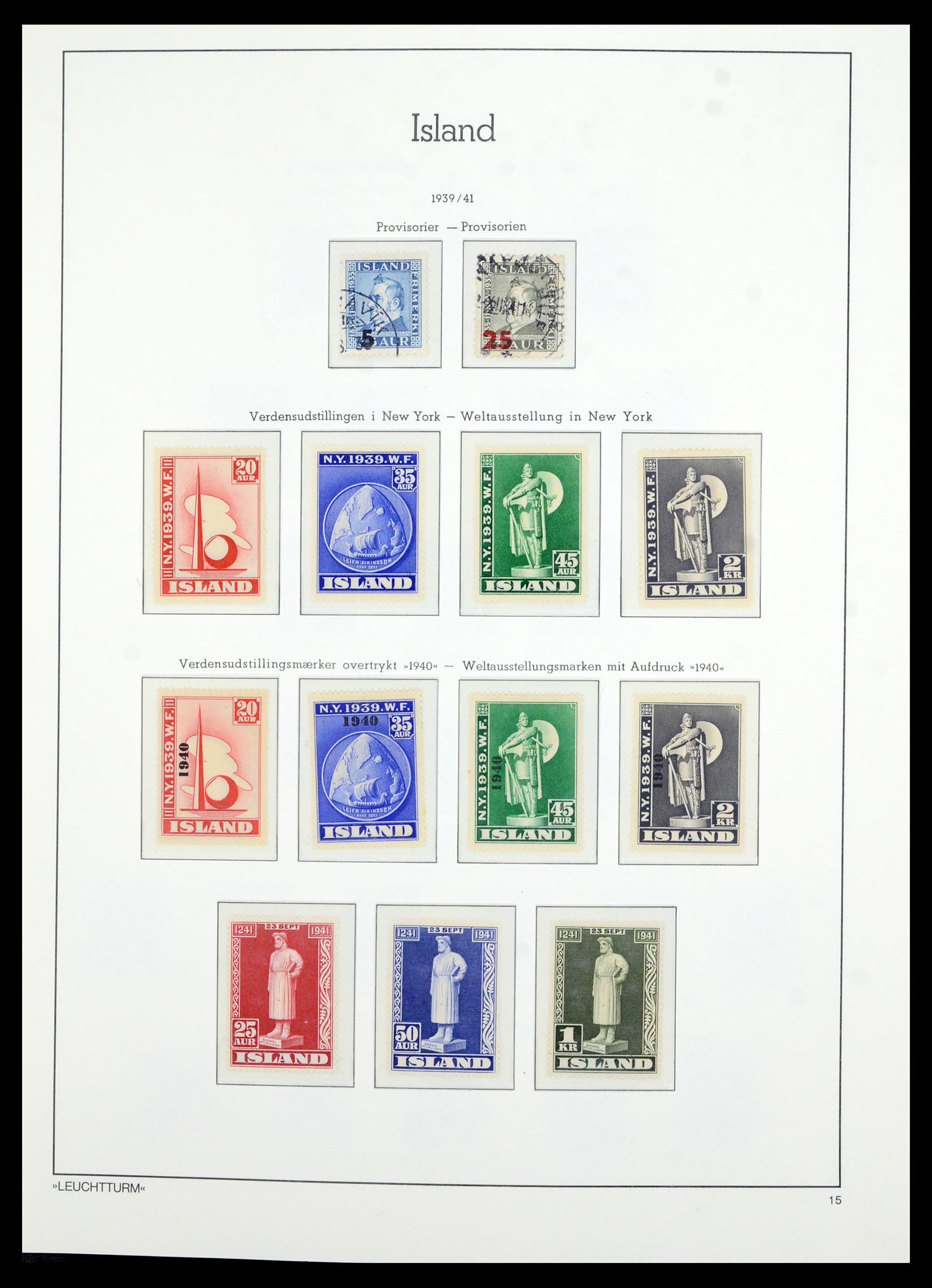 36705 018 - Stamp collection 36705 Iceland 1873-2011.