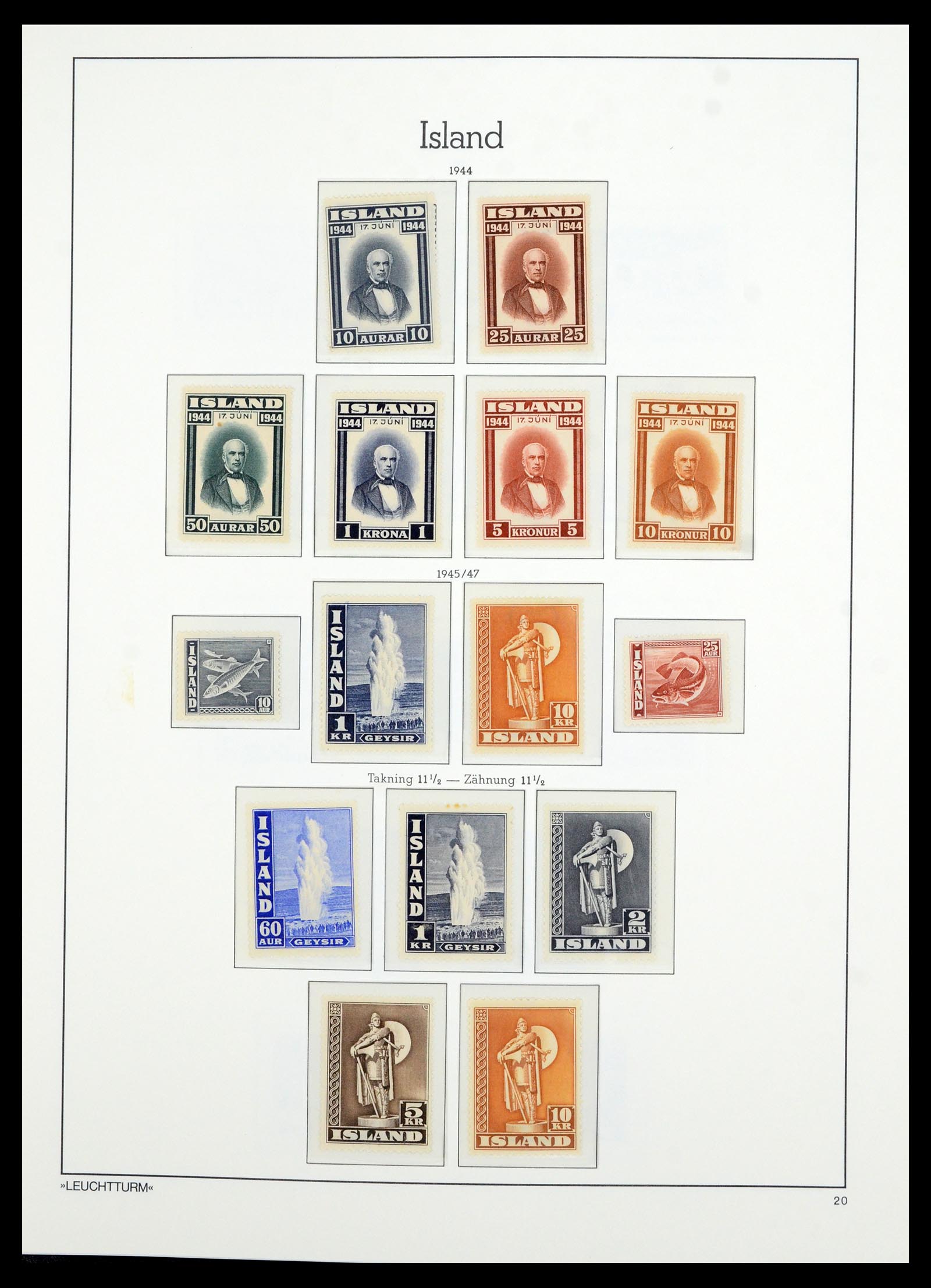 36705 023 - Postzegelverzameling 36705 IJsland 1873-2011.