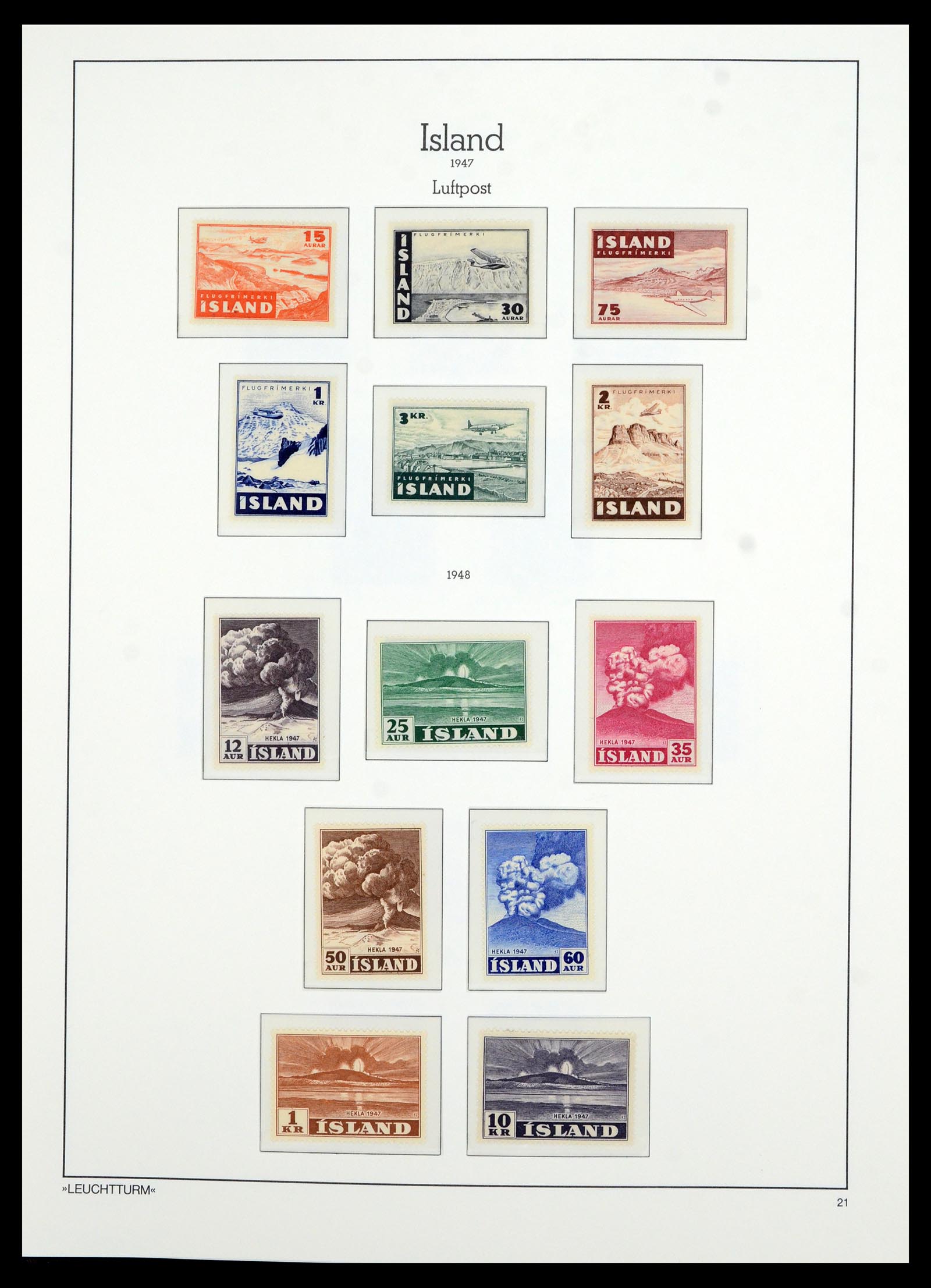36705 024 - Stamp collection 36705 Iceland 1873-2011.