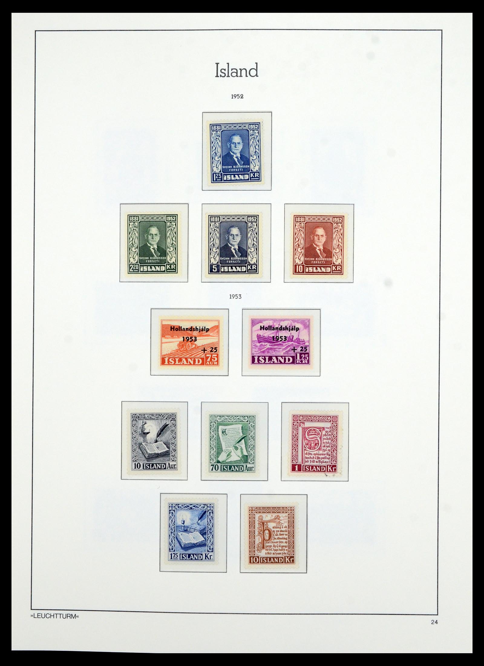 36705 027 - Stamp collection 36705 Iceland 1873-2011.