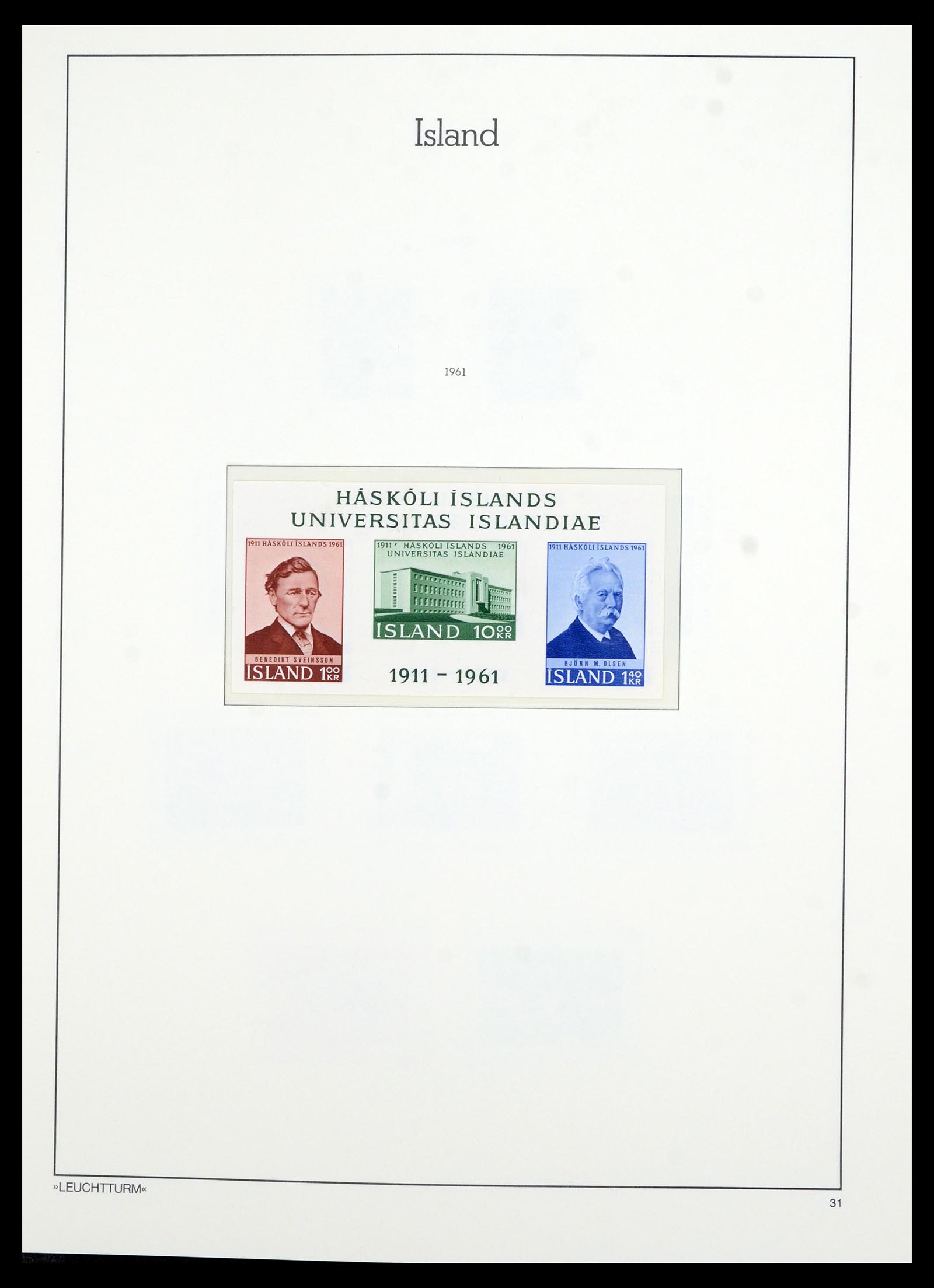 36705 034 - Postzegelverzameling 36705 IJsland 1873-2011.