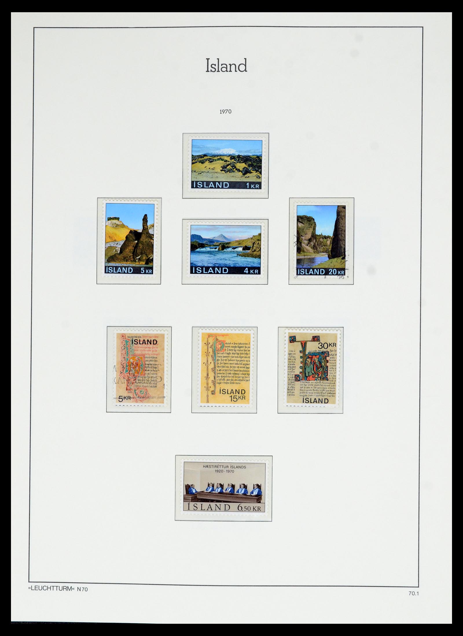 36705 043 - Stamp collection 36705 Iceland 1873-2011.