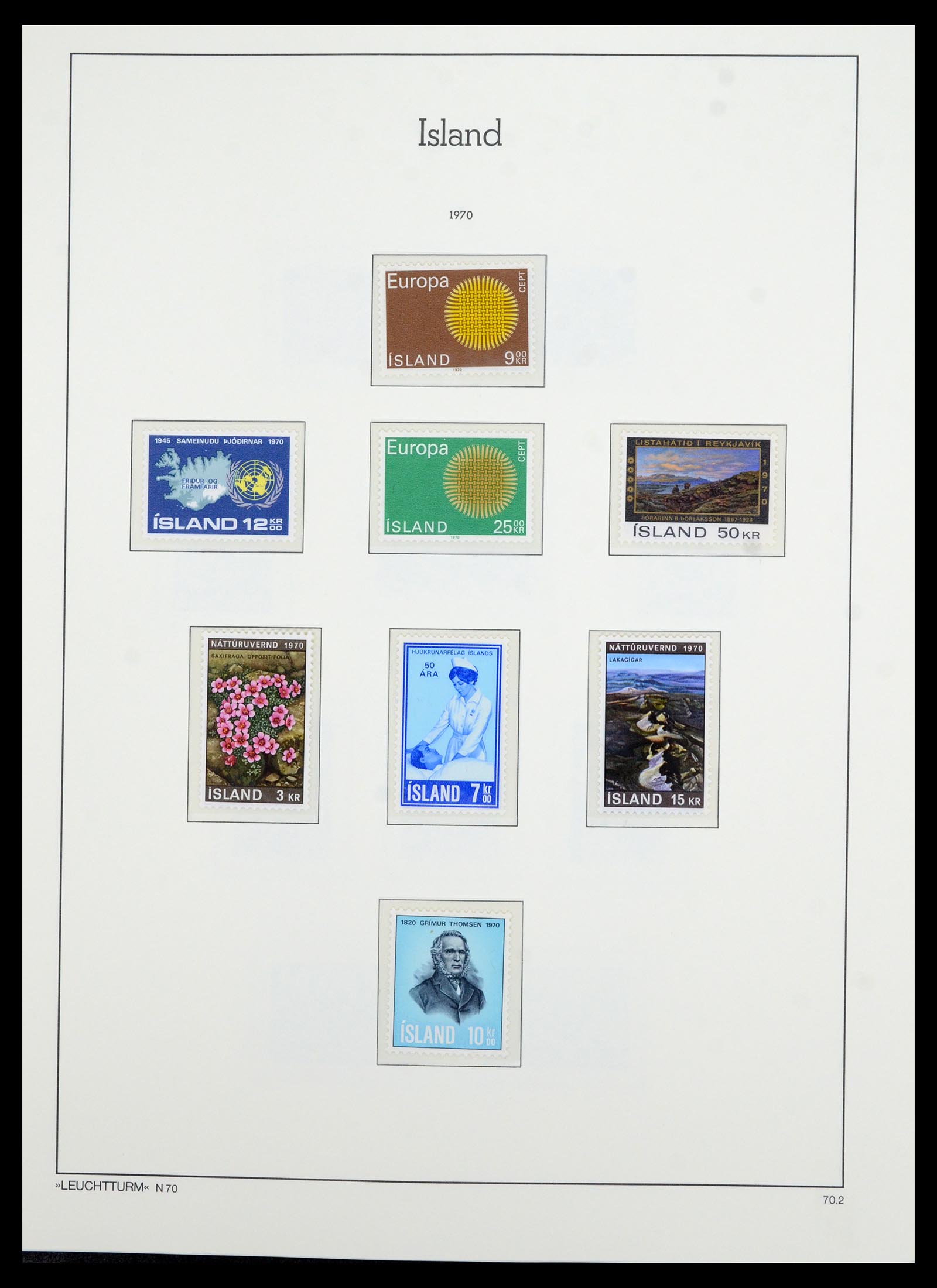 36705 044 - Stamp collection 36705 Iceland 1873-2011.