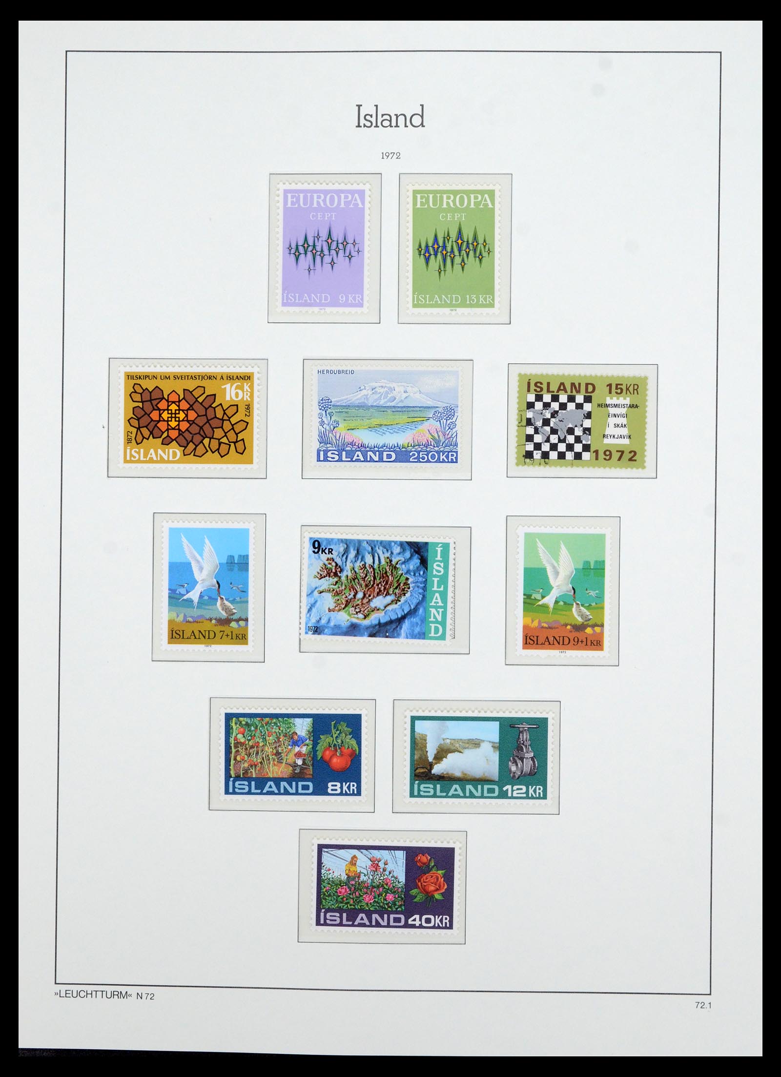 36705 046 - Postzegelverzameling 36705 IJsland 1873-2011.