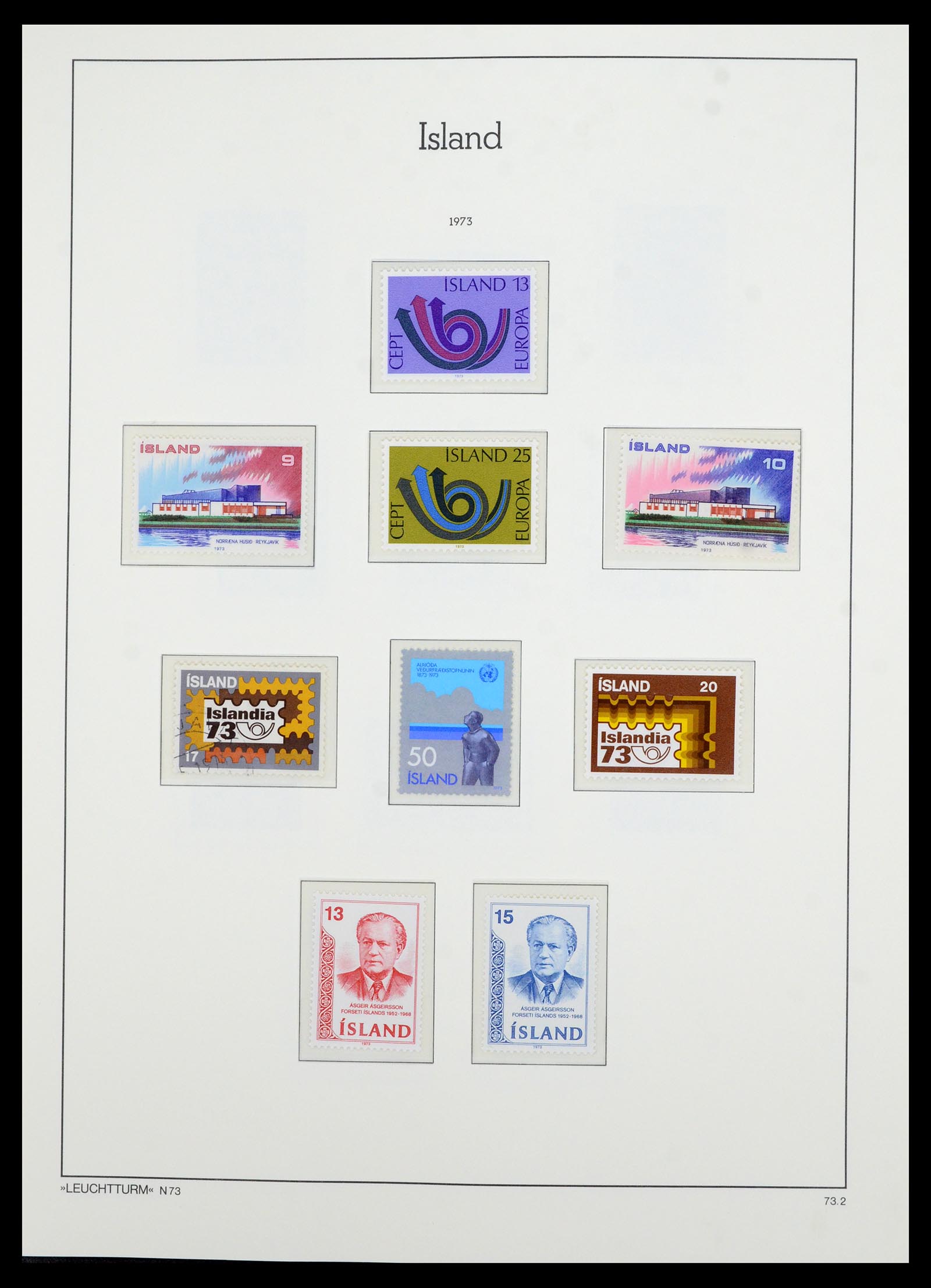 36705 048 - Postzegelverzameling 36705 IJsland 1873-2011.