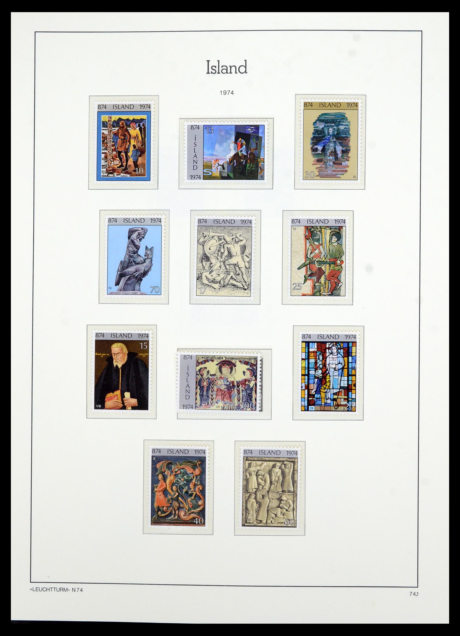 36705 049 - Postzegelverzameling 36705 IJsland 1873-2011.