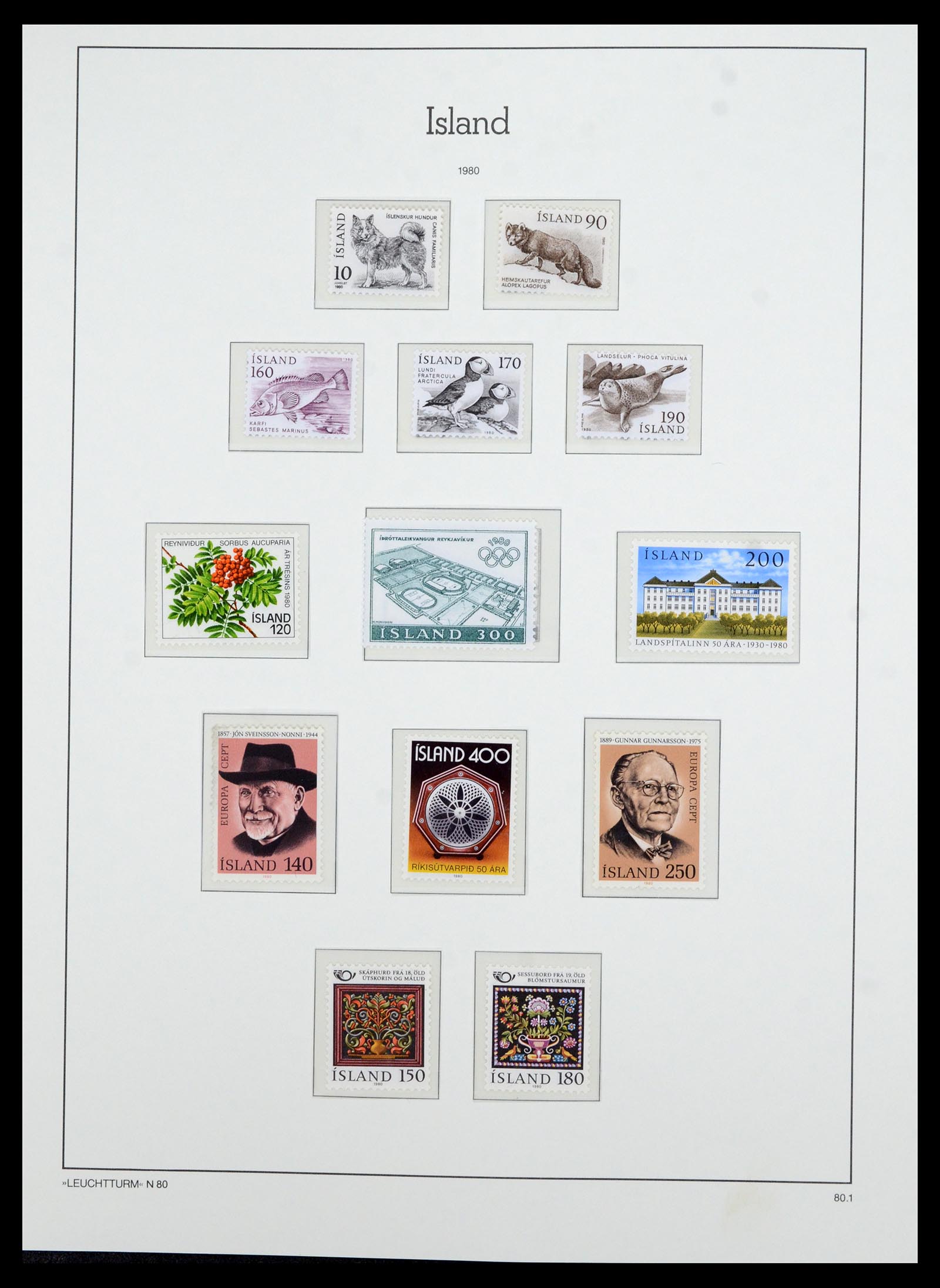36705 056 - Postzegelverzameling 36705 IJsland 1873-2011.