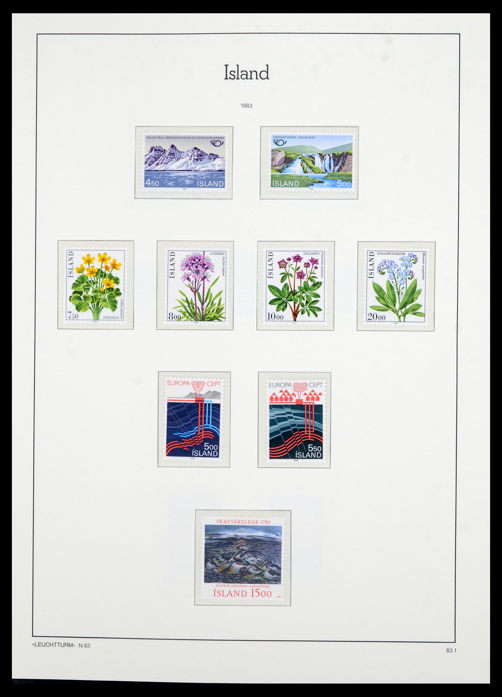 36705 060 - Postzegelverzameling 36705 IJsland 1873-2011.