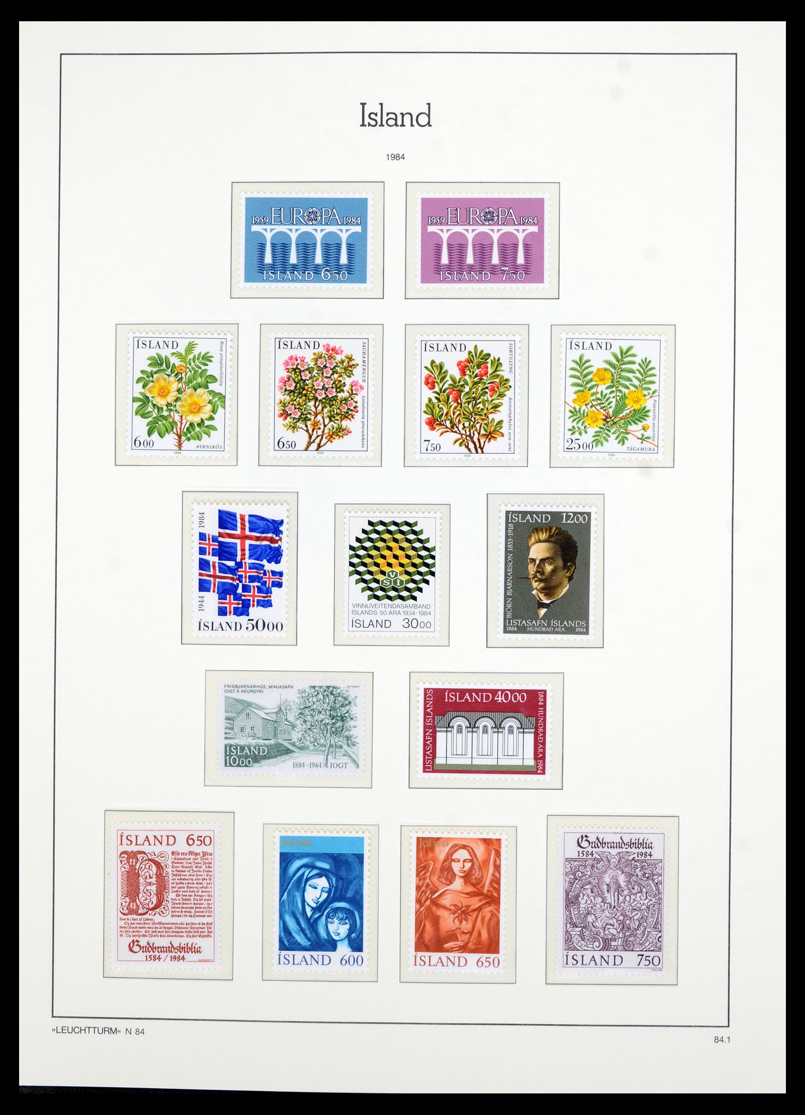 36705 063 - Stamp collection 36705 Iceland 1873-2011.