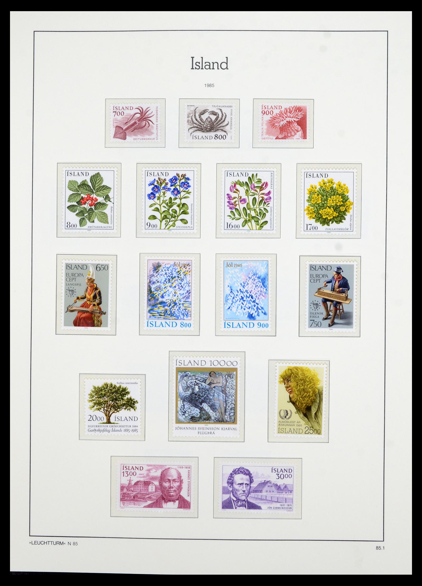 36705 065 - Postzegelverzameling 36705 IJsland 1873-2011.