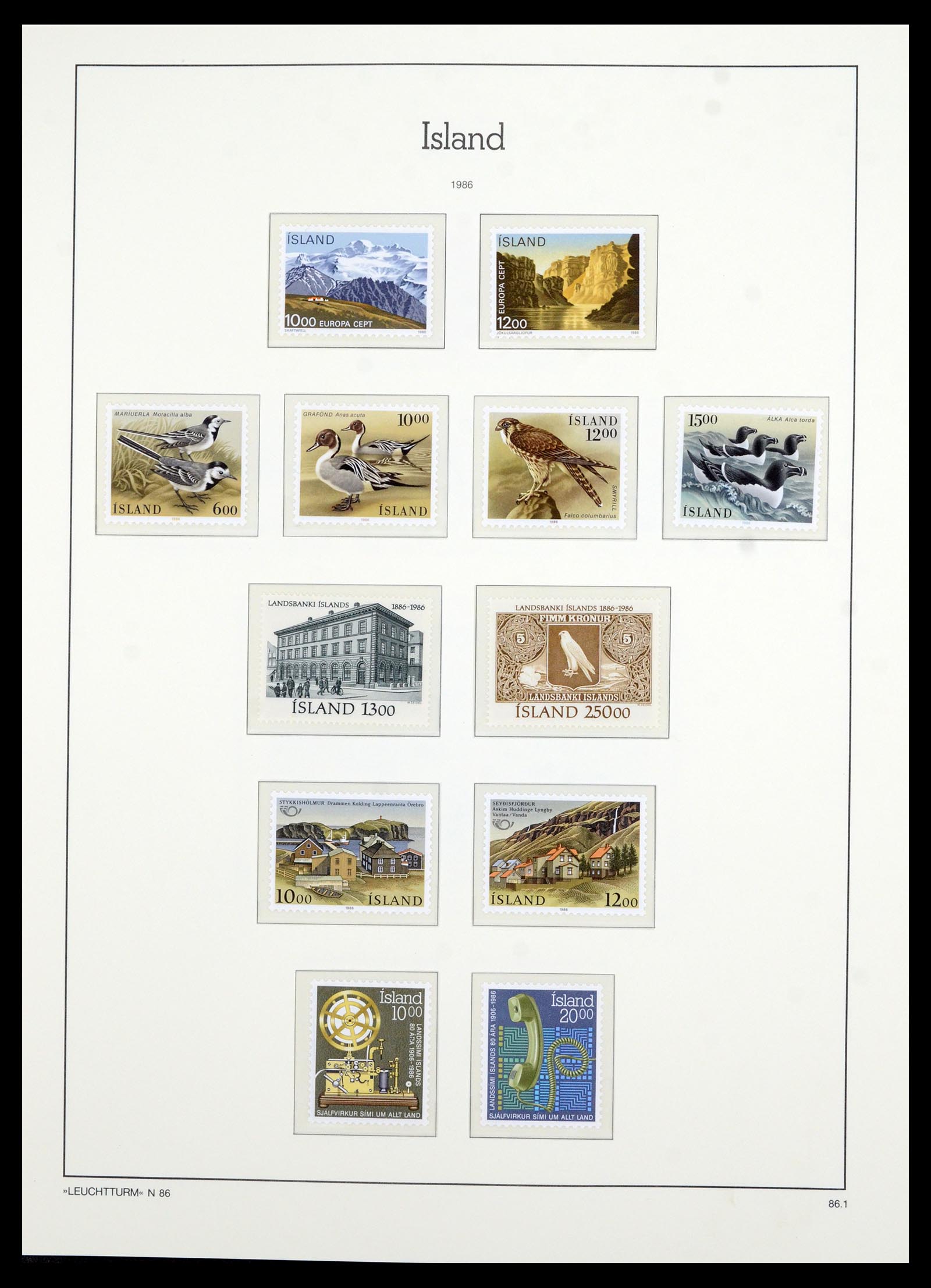 36705 066 - Stamp collection 36705 Iceland 1873-2011.