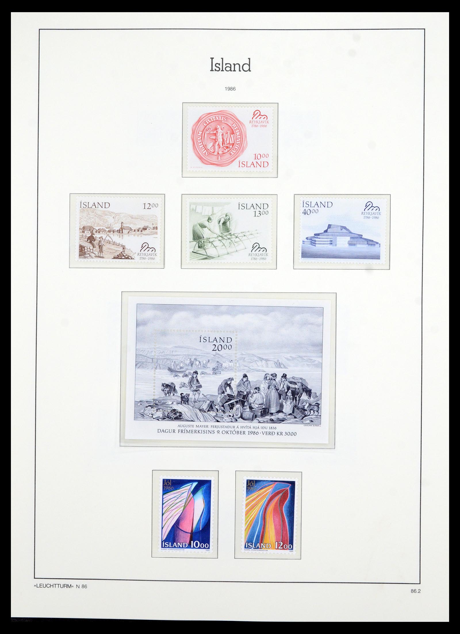 36705 067 - Stamp collection 36705 Iceland 1873-2011.