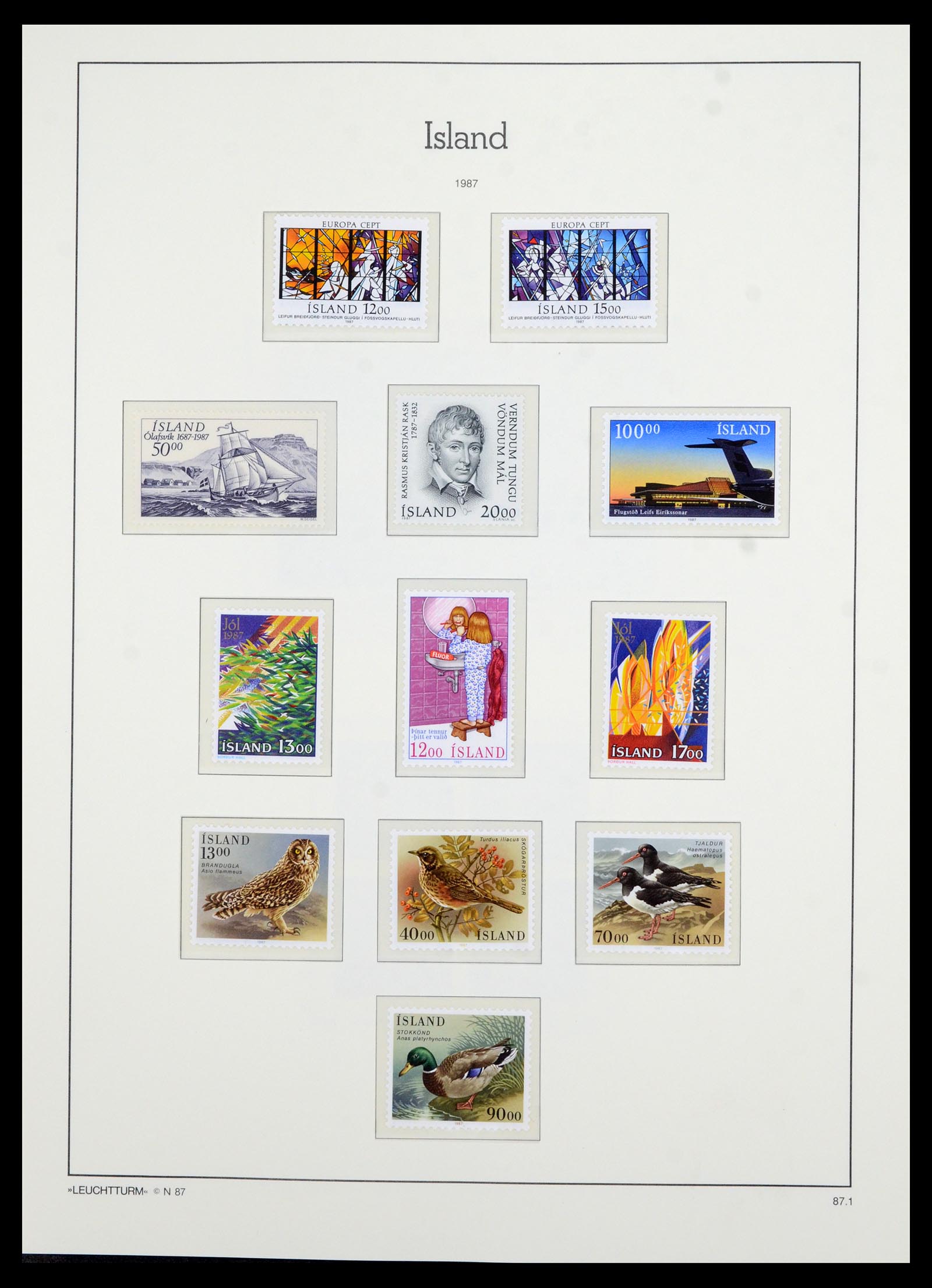 36705 068 - Stamp collection 36705 Iceland 1873-2011.