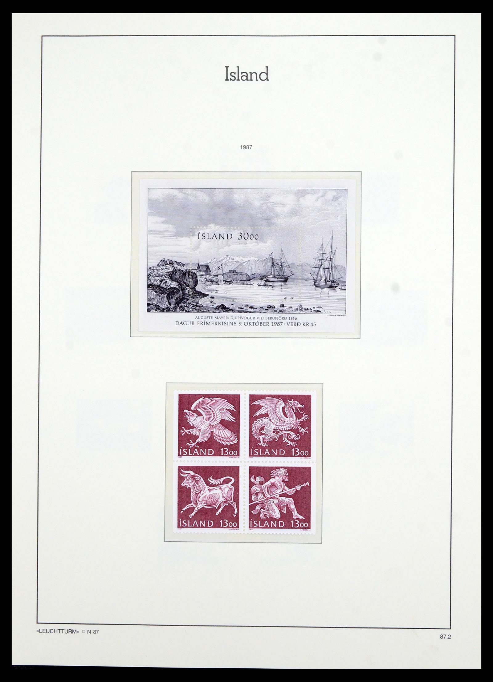 36705 069 - Postzegelverzameling 36705 IJsland 1873-2011.