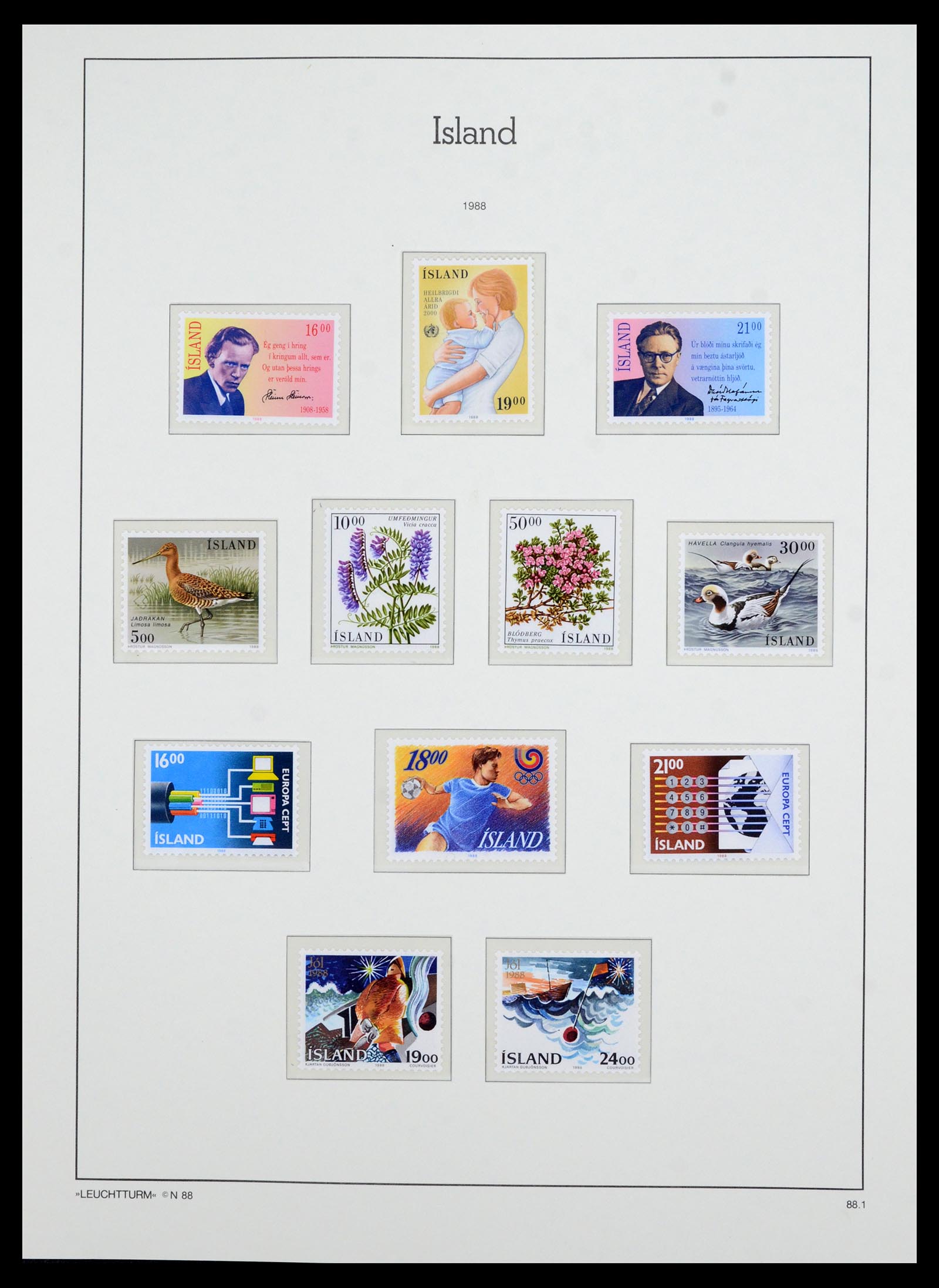 36705 070 - Postzegelverzameling 36705 IJsland 1873-2011.