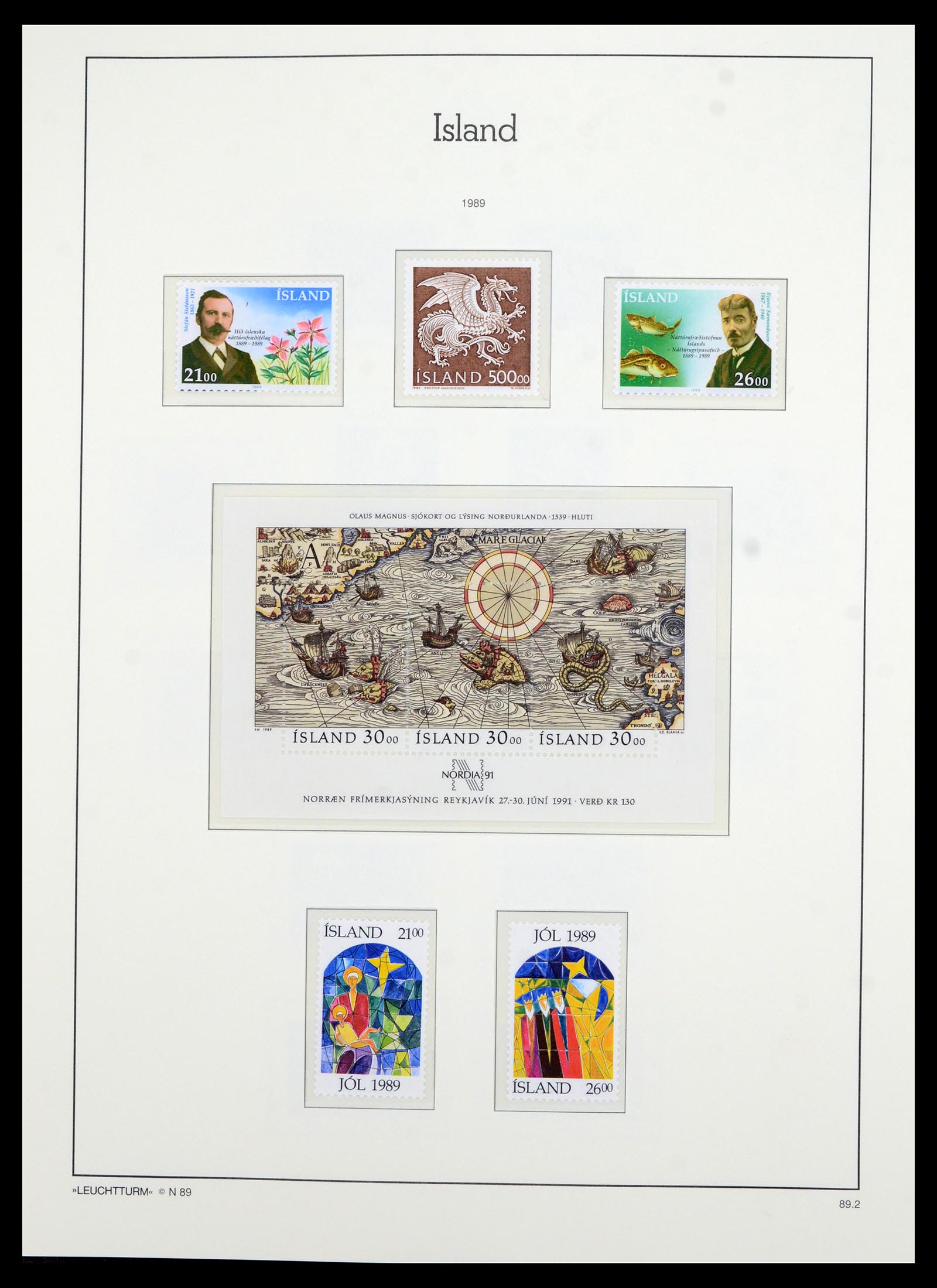 36705 072 - Postzegelverzameling 36705 IJsland 1873-2011.
