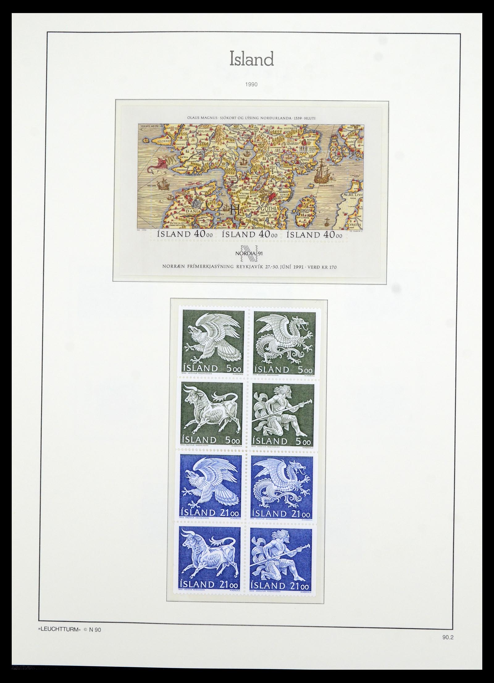 36705 074 - Postzegelverzameling 36705 IJsland 1873-2011.