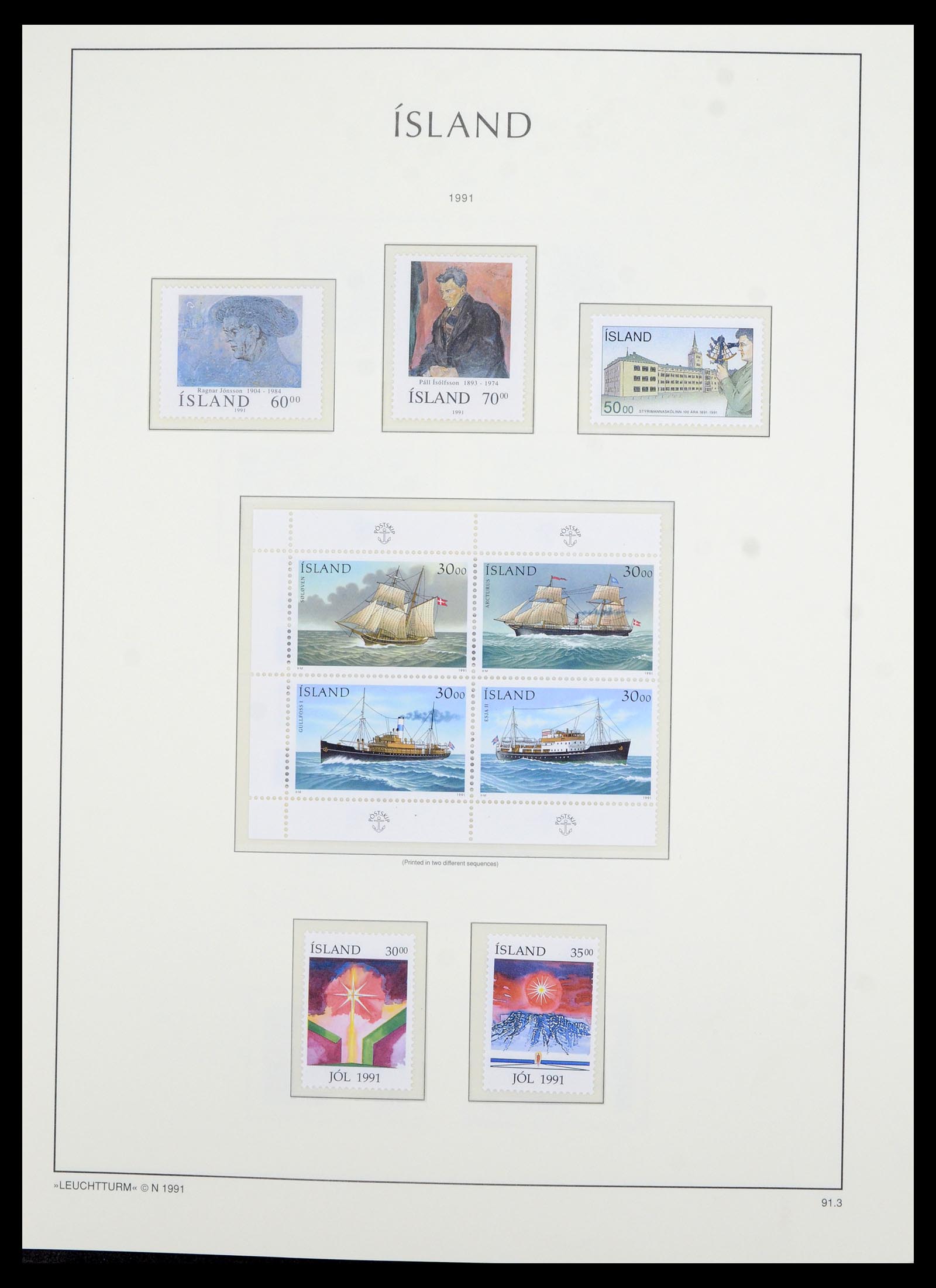 36705 077 - Stamp collection 36705 Iceland 1873-2011.