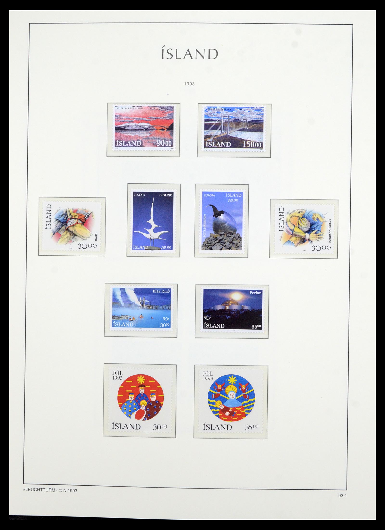 36705 079 - Postzegelverzameling 36705 IJsland 1873-2011.