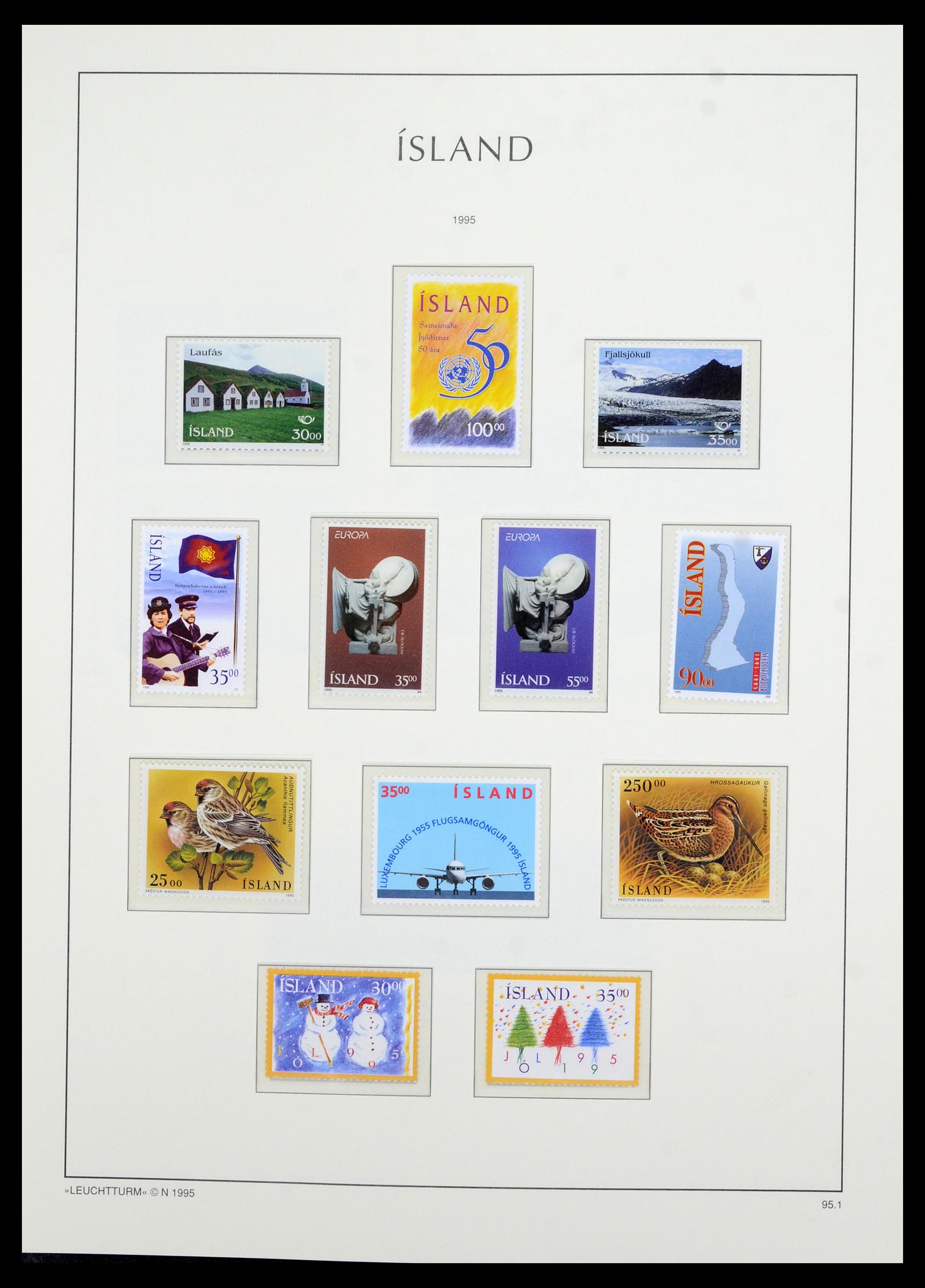 36705 084 - Postzegelverzameling 36705 IJsland 1873-2011.