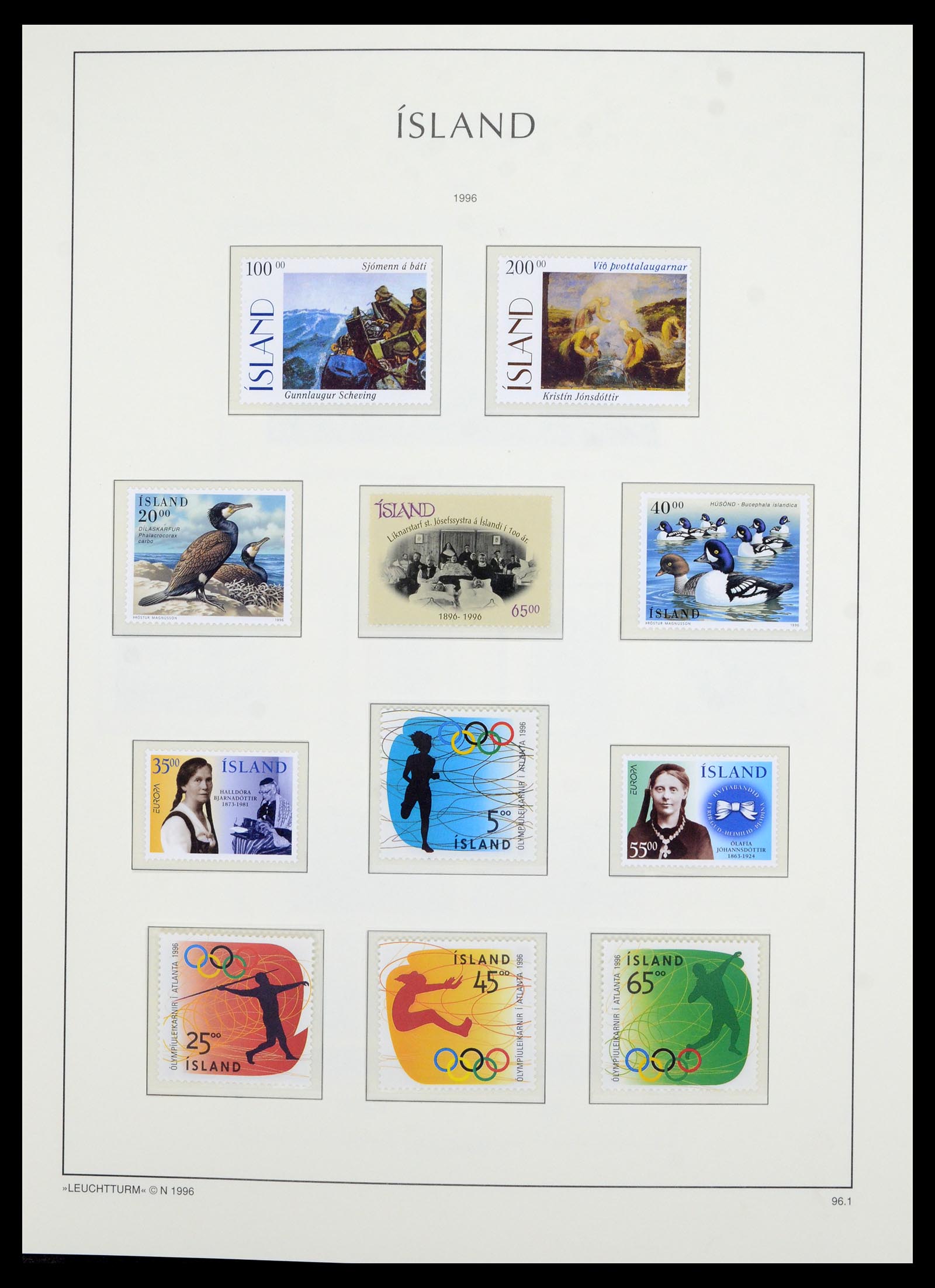 36705 086 - Stamp collection 36705 Iceland 1873-2011.