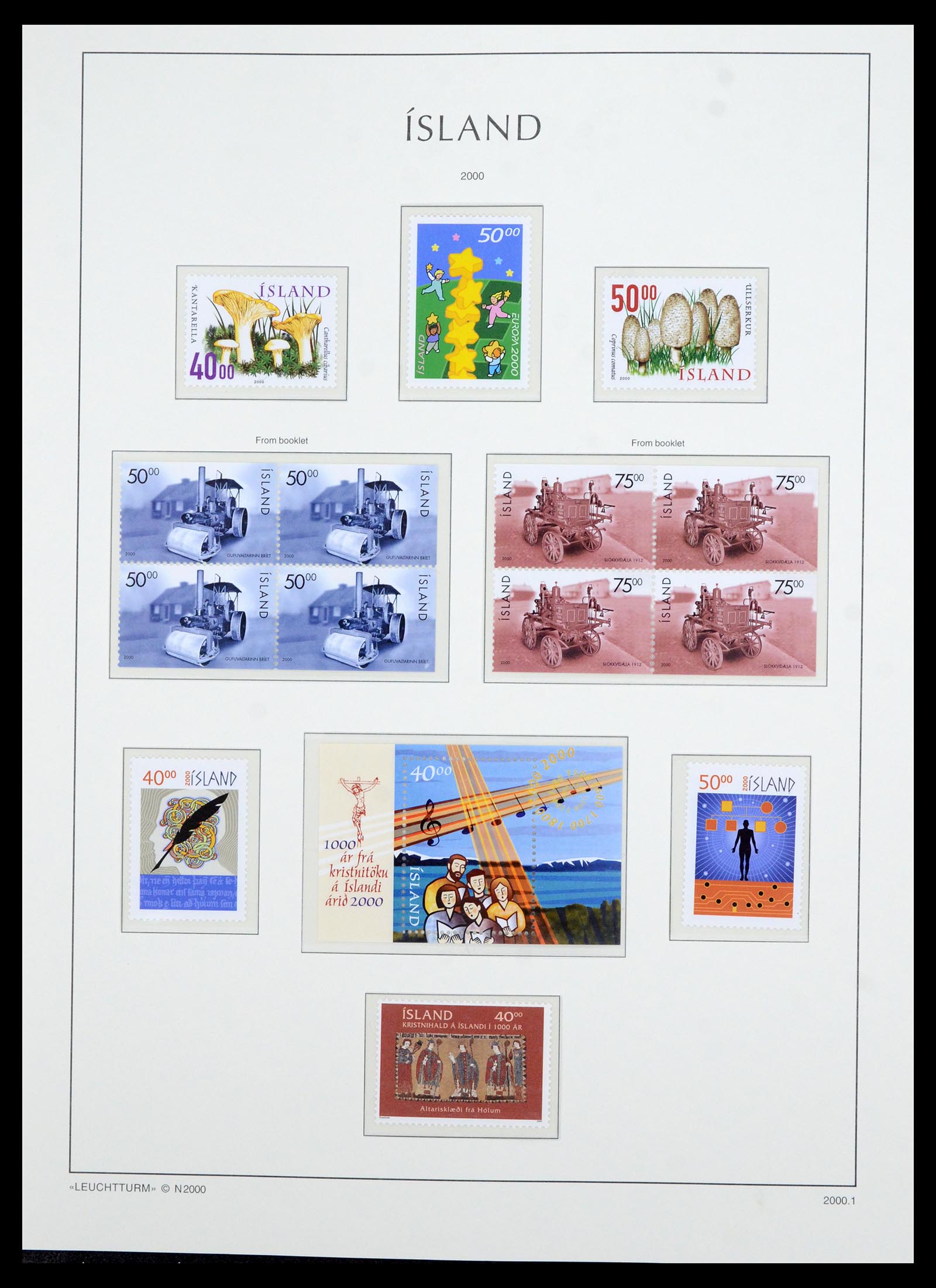 36705 097 - Stamp collection 36705 Iceland 1873-2011.