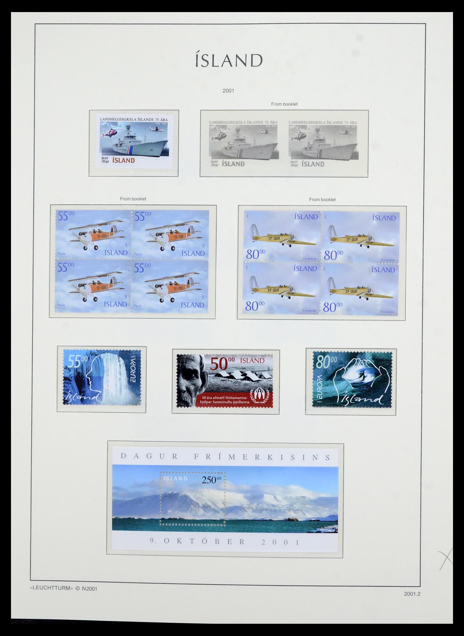 36705 102 - Stamp collection 36705 Iceland 1873-2011.