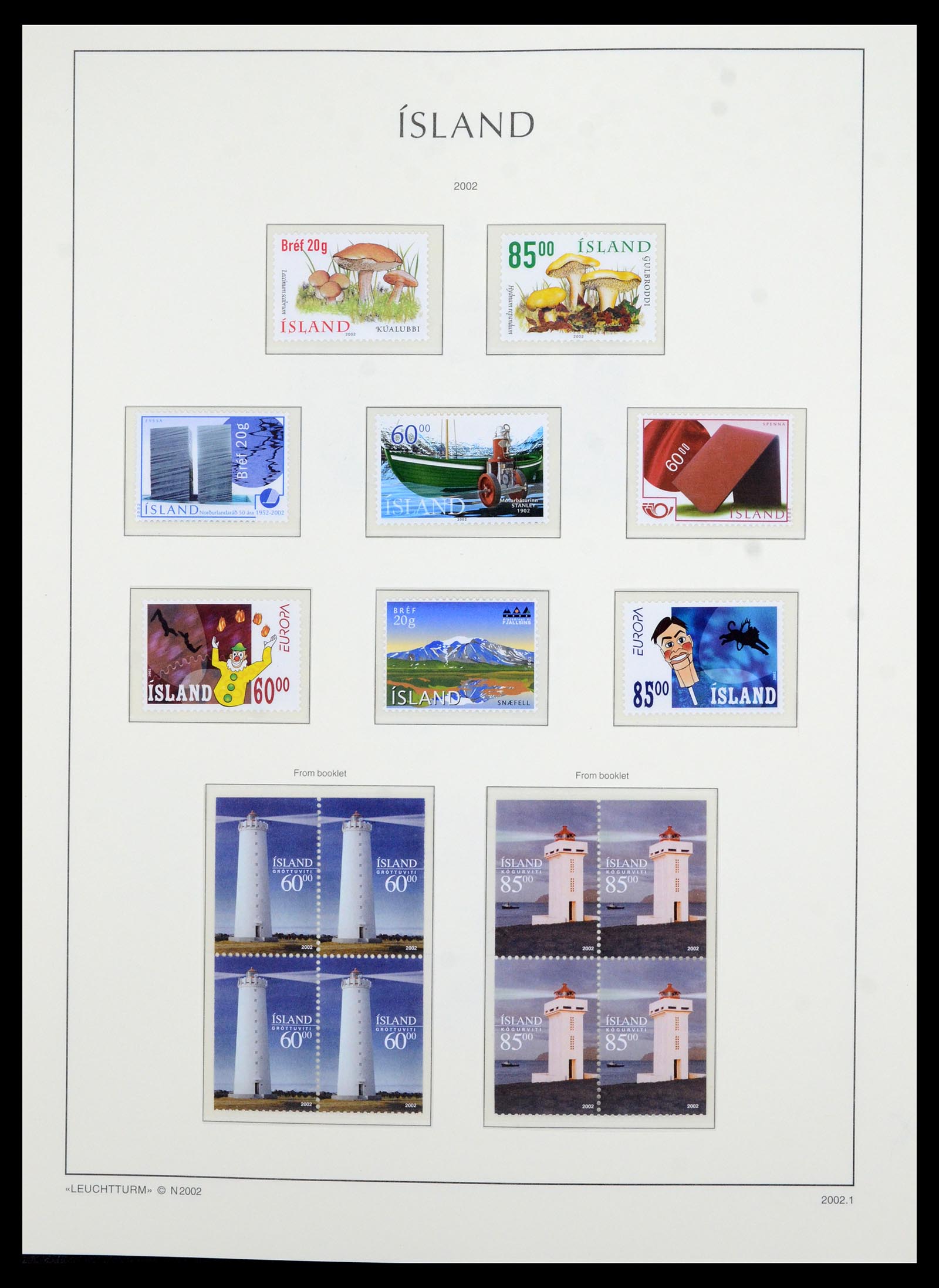 36705 104 - Stamp collection 36705 Iceland 1873-2011.