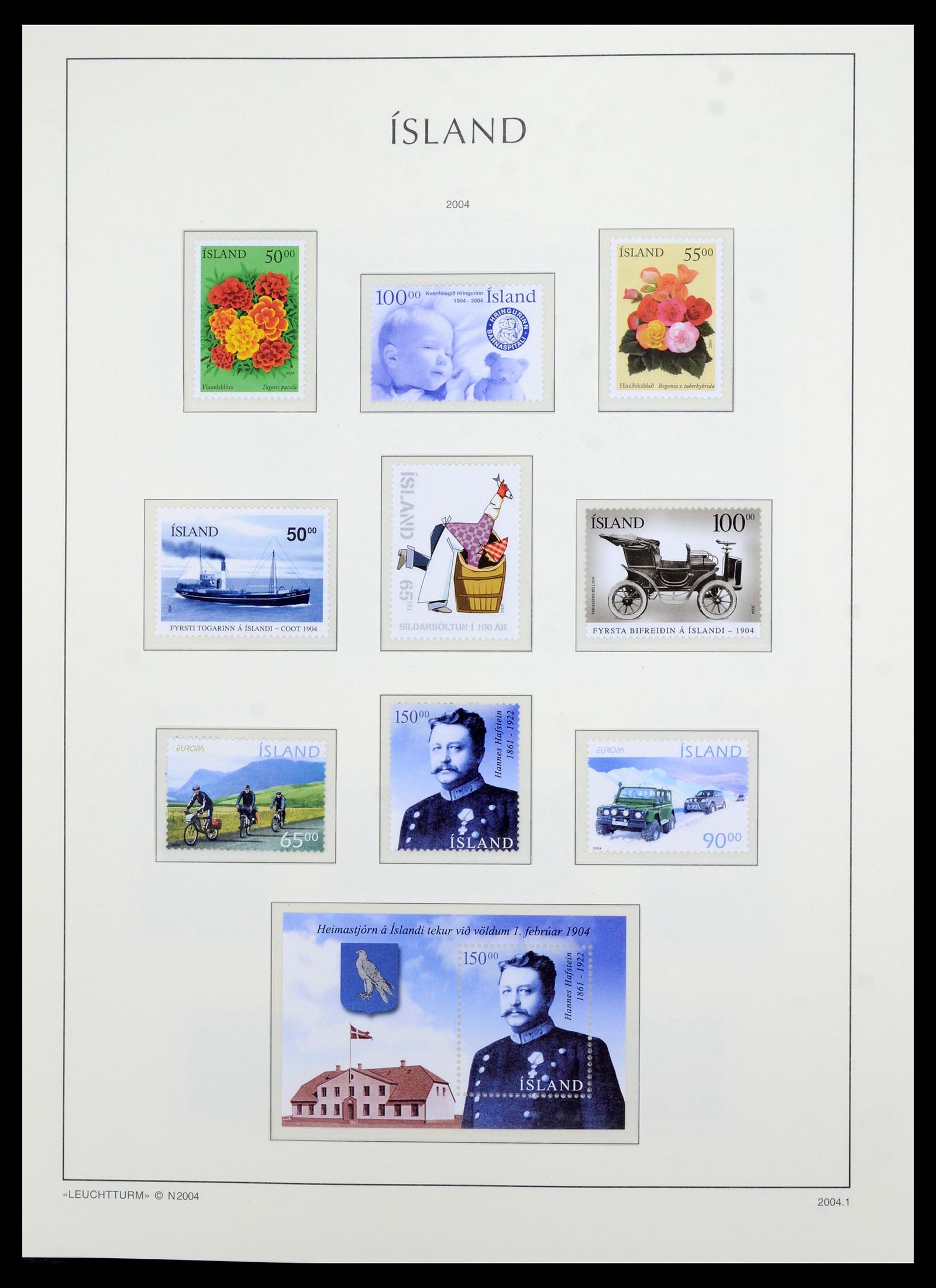 36705 111 - Postzegelverzameling 36705 IJsland 1873-2011.