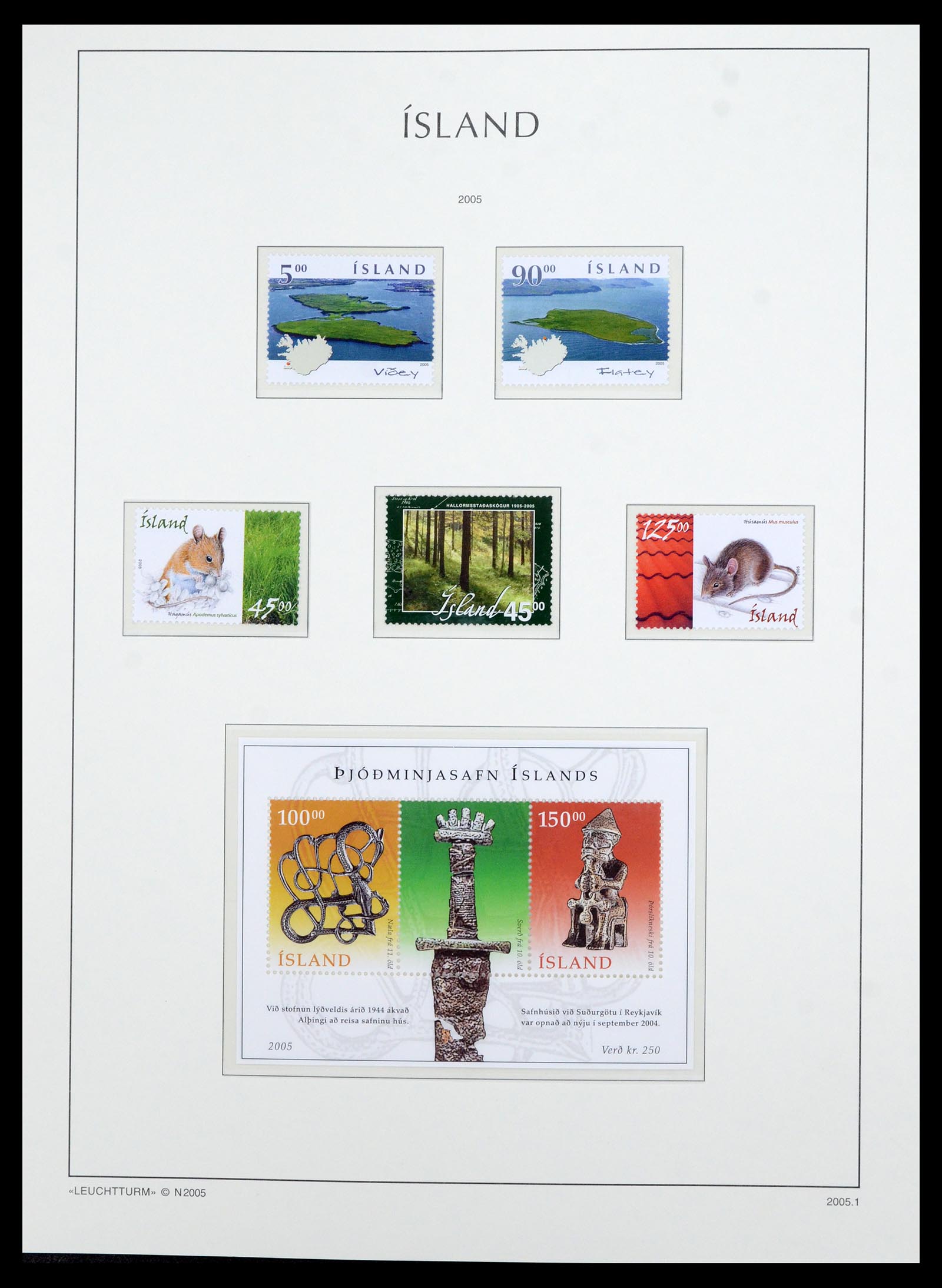 36705 115 - Postzegelverzameling 36705 IJsland 1873-2011.