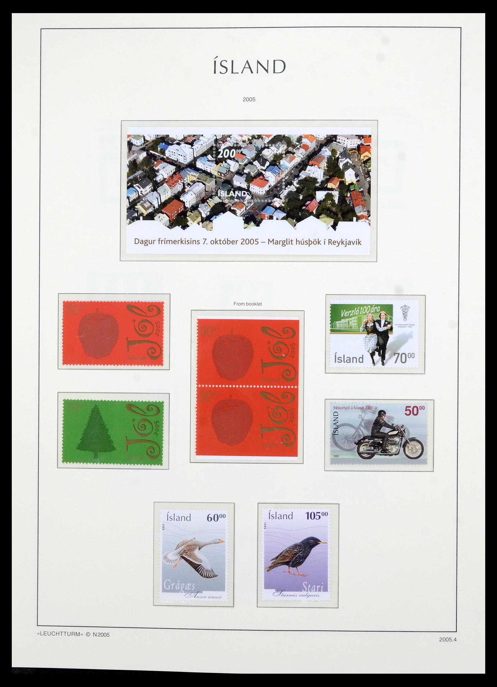 36705 118 - Postzegelverzameling 36705 IJsland 1873-2011.